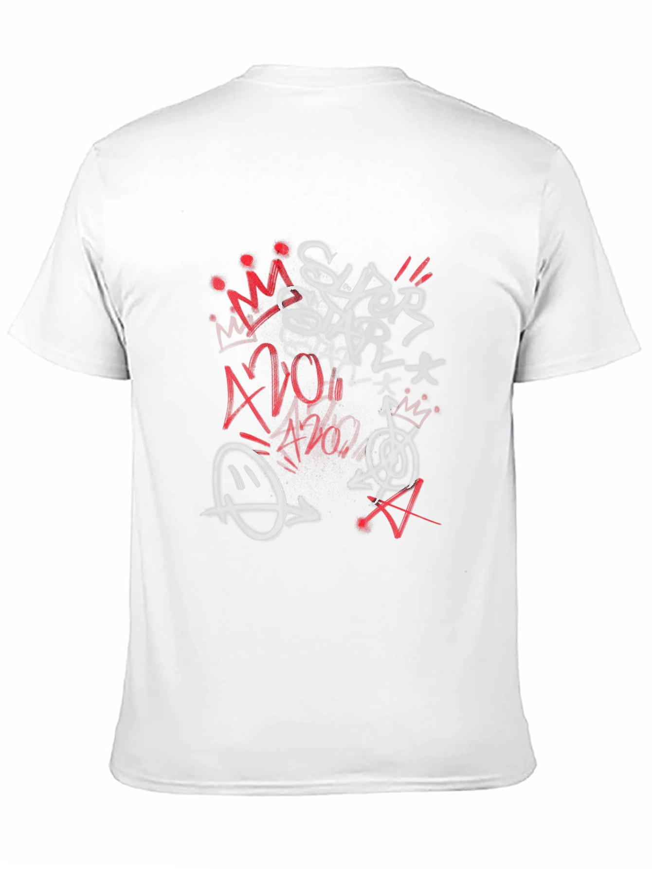 Black Superstar Graphic Print Black T-Shirt view 11