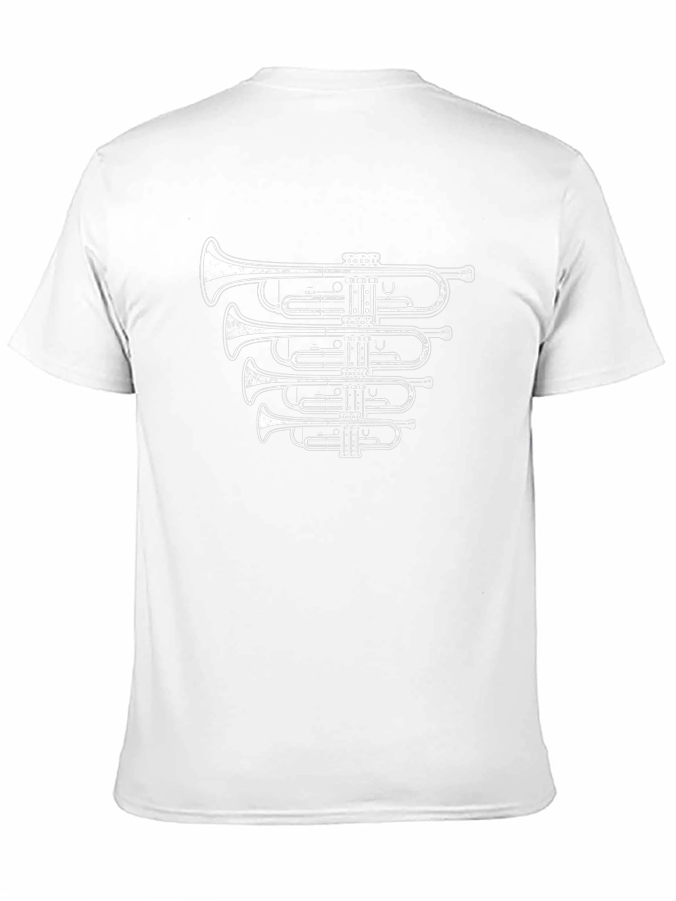 Black Trumpet Graphic Black Tee - Musician Style view 11