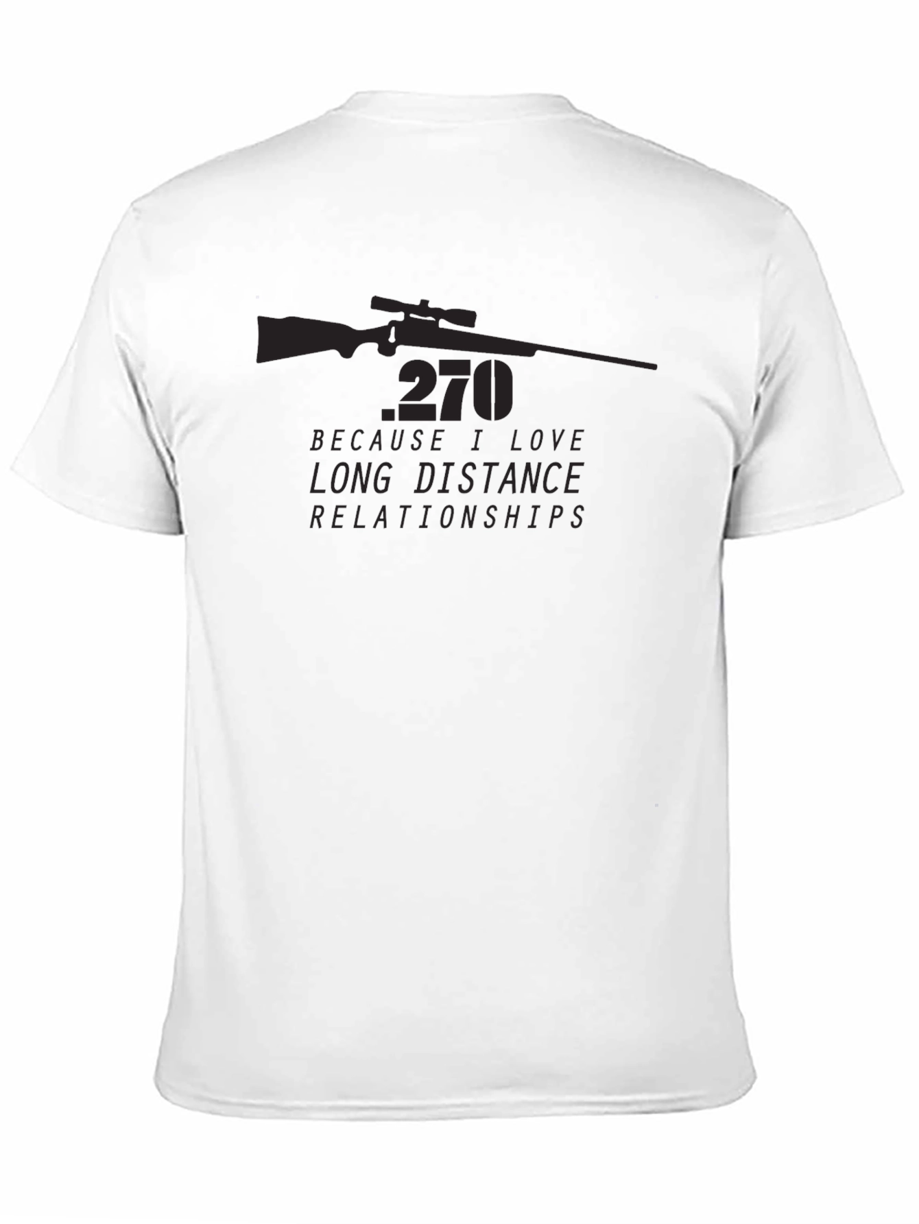 Black 270 Long Distance Relationships Graphic Tee - Black view 11