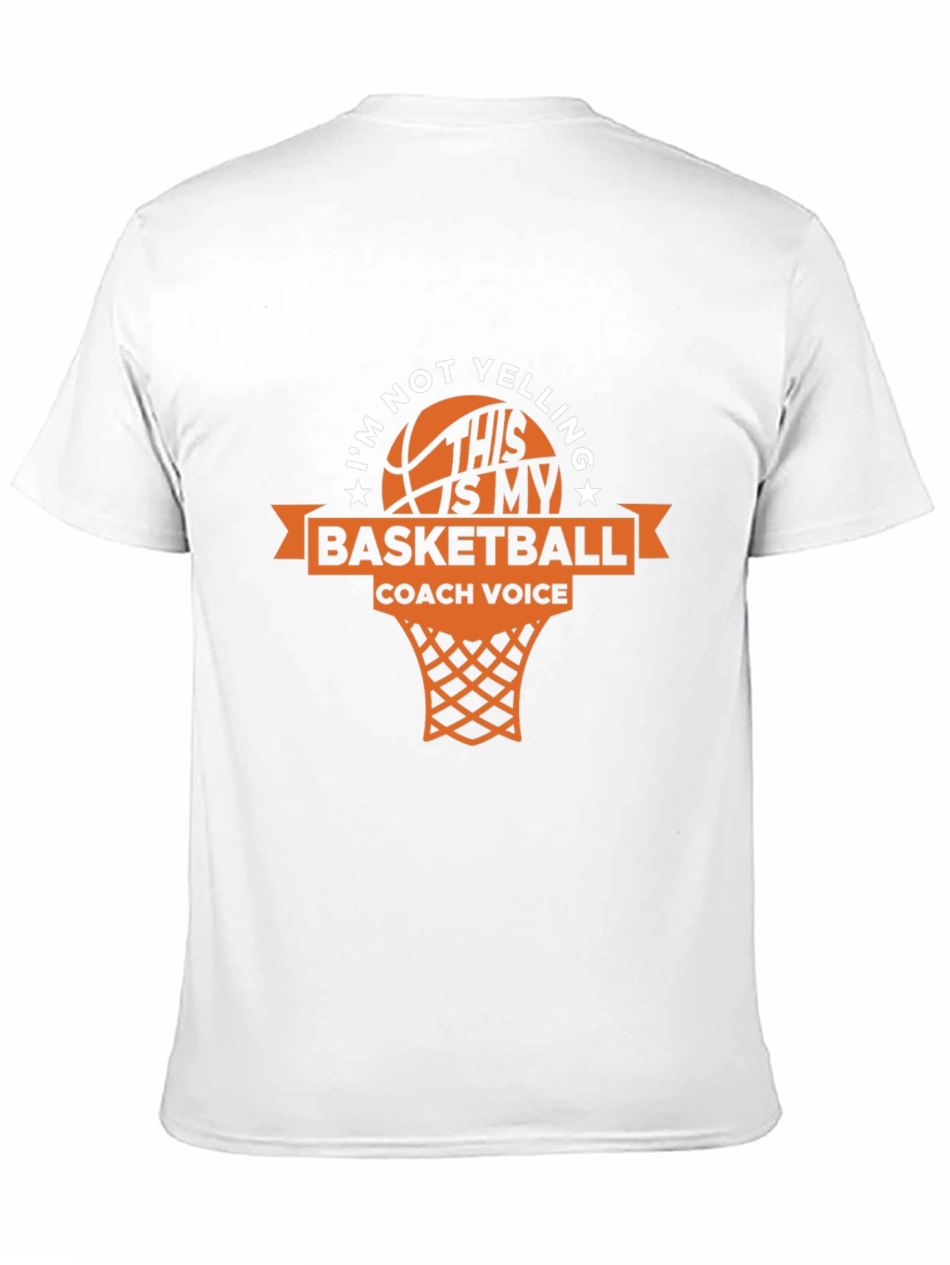 Black Basketball Coach Voice Graphic Tee view 11
