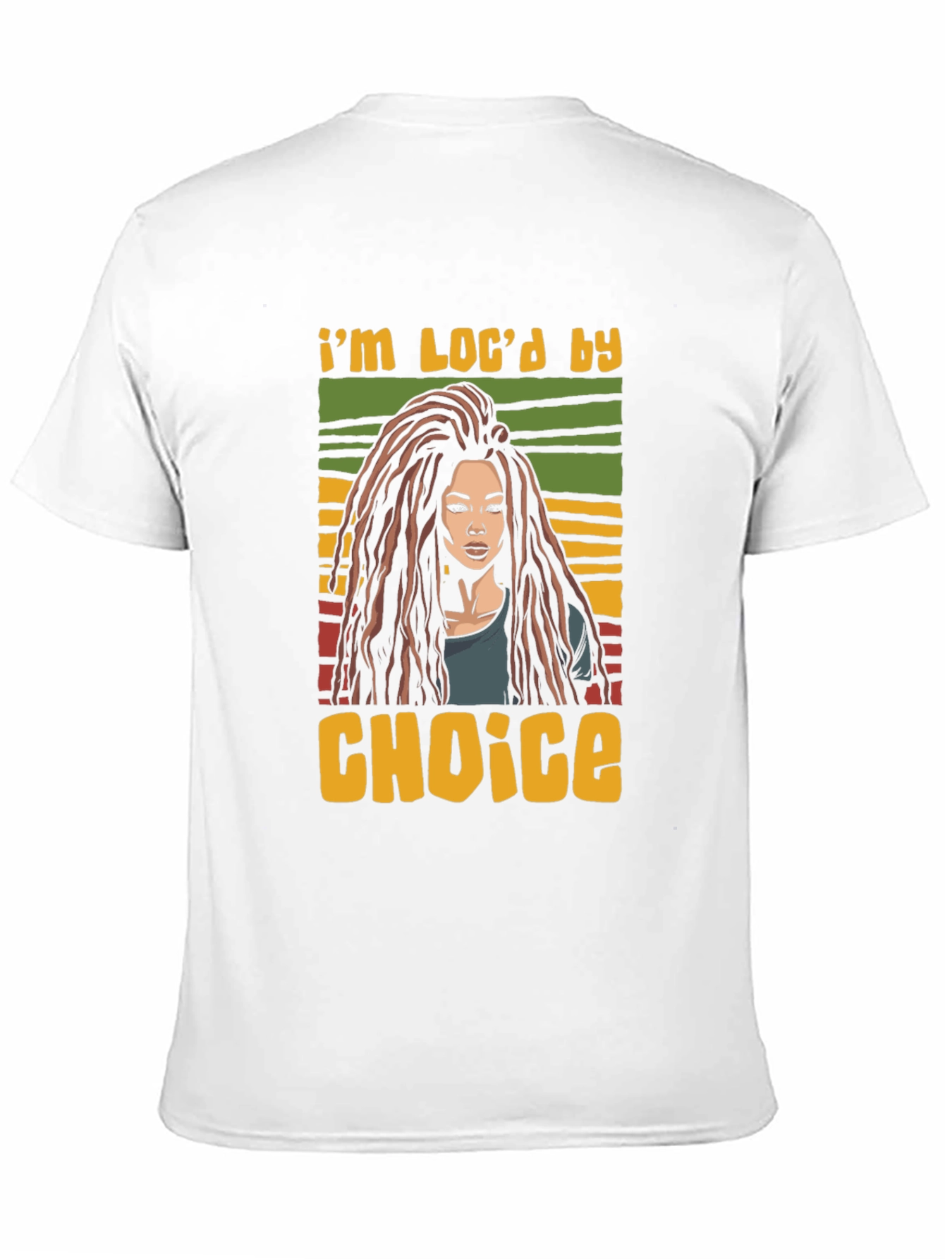 Black I'm Loc'd By Choice Graphic Tee view 11