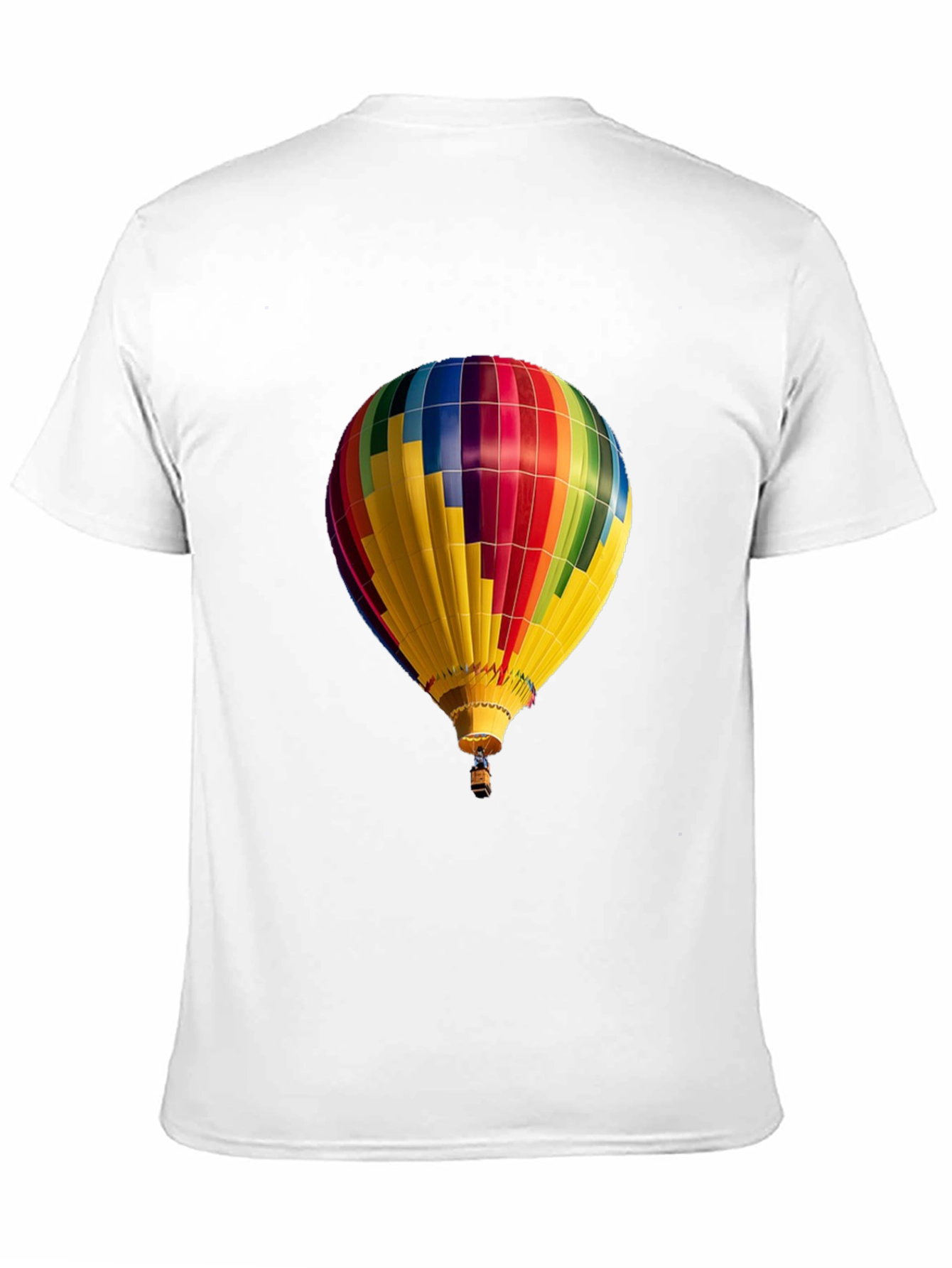 Black Hot Air Balloon Graphic Tee - Unique Design view 11