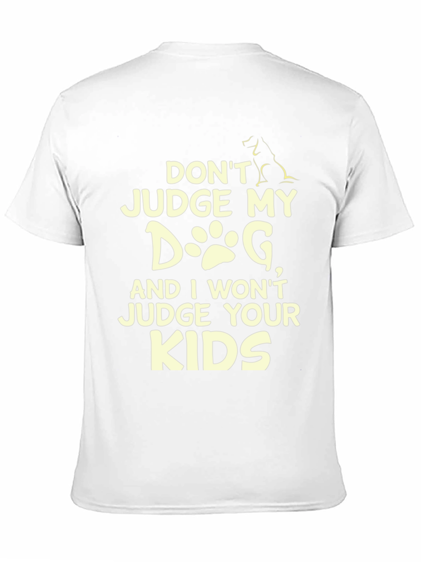 Black Don't Judge My Dog T-Shirt - Novelty Tee view 11