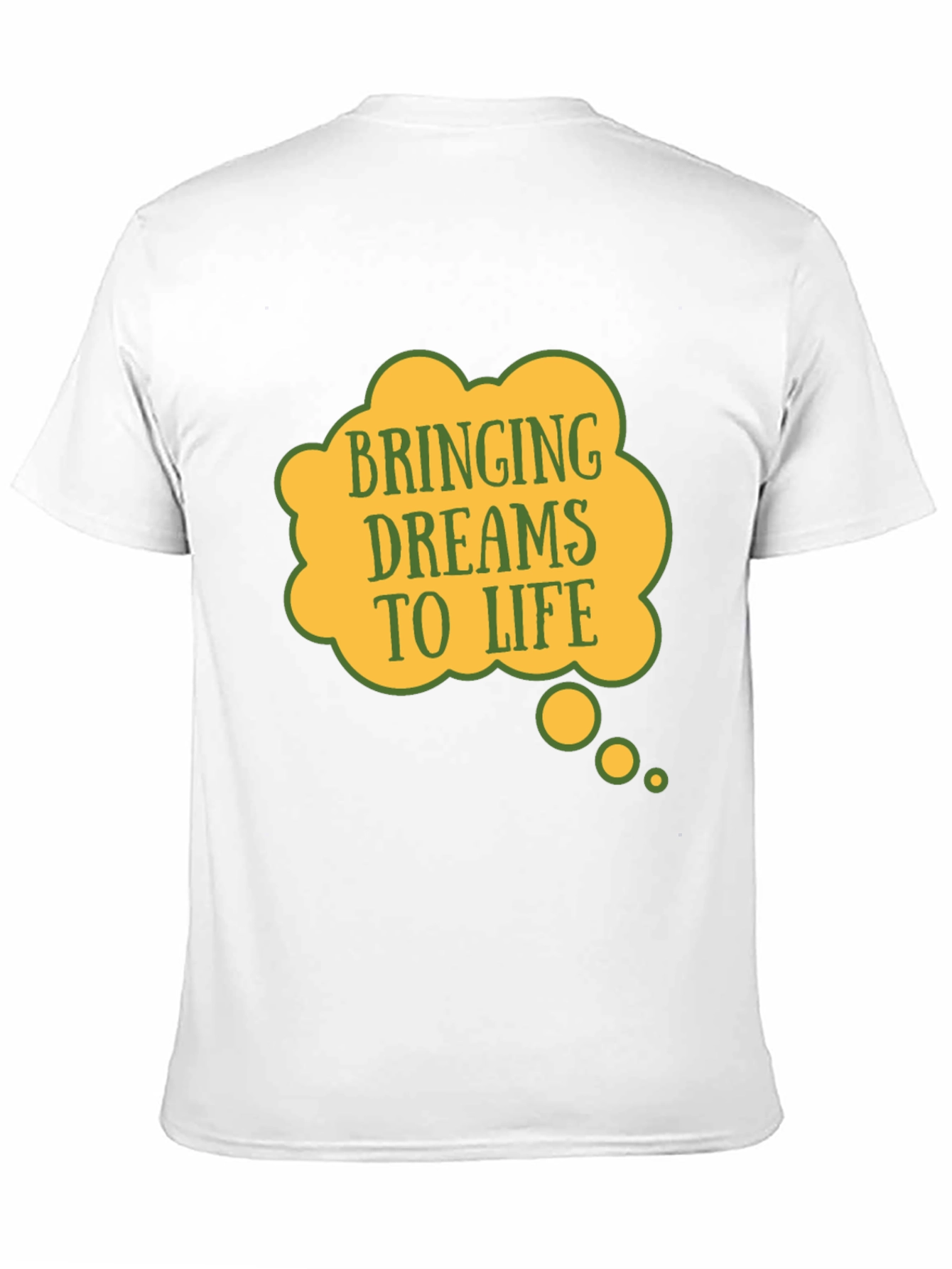 Black Dream Life T-Shirt - Black Cotton Casual Tee view 11