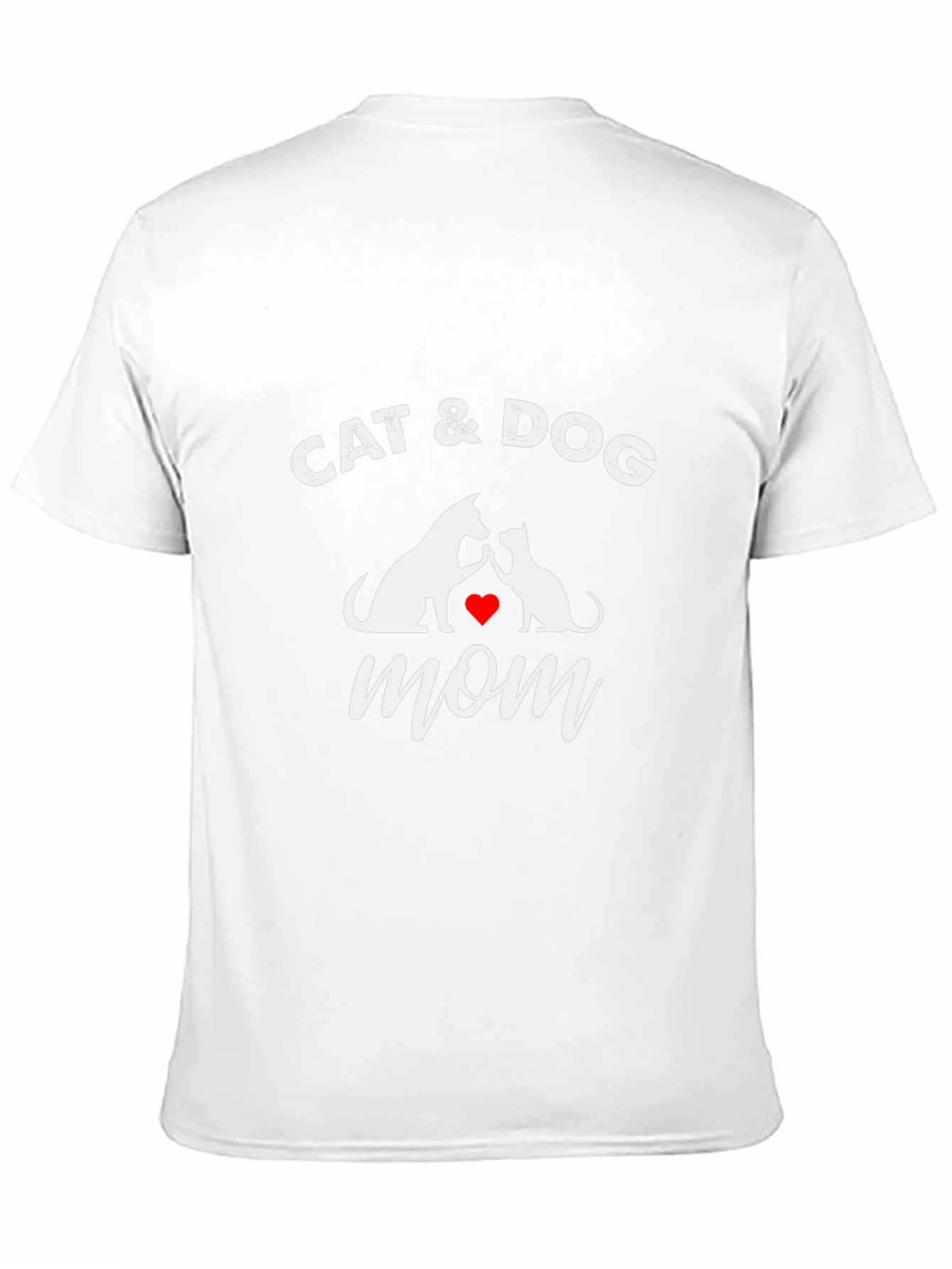 Black Cat & Dog Mom T-Shirt view 11
