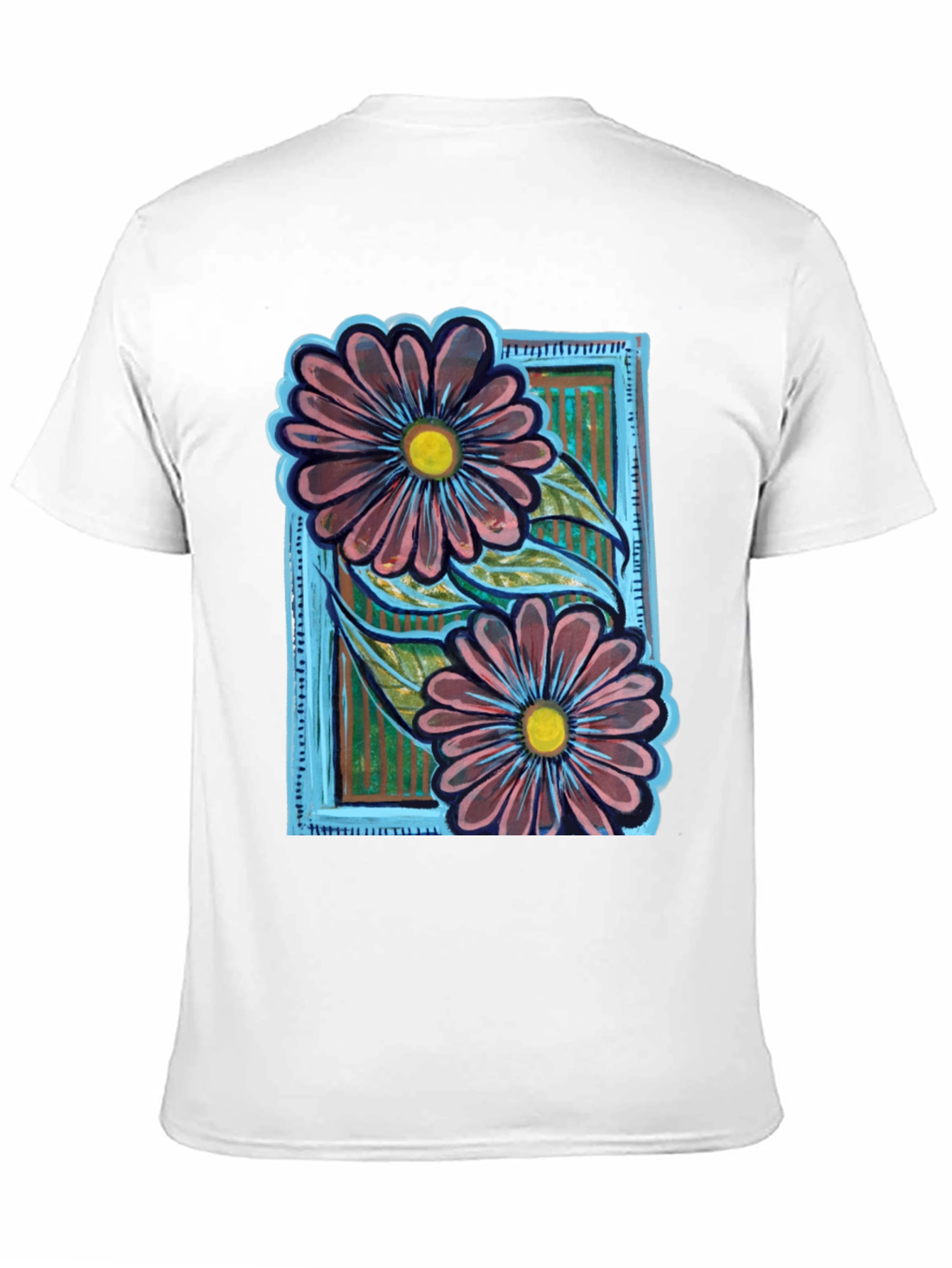 Black Floral Graphic Print T-Shirt view 11