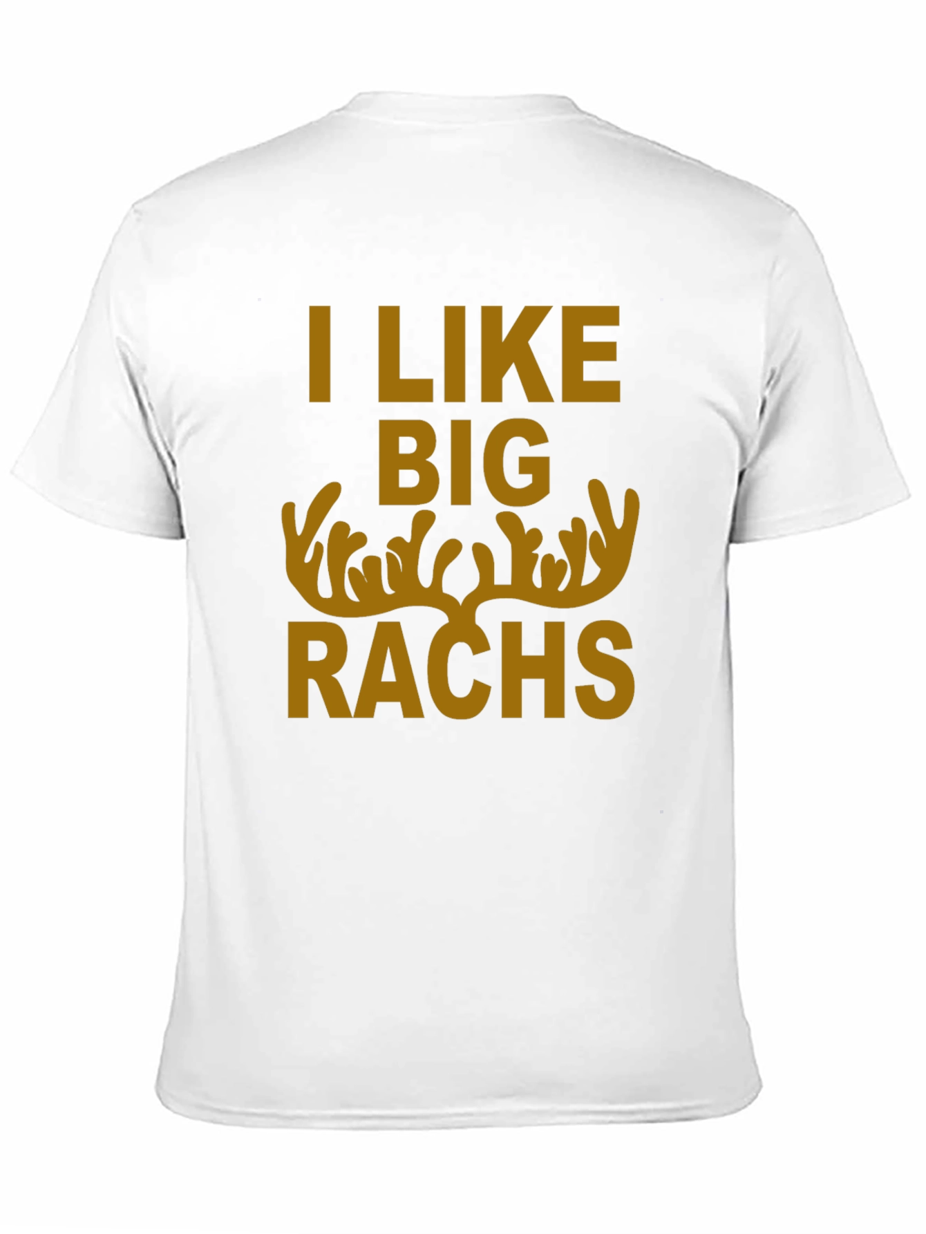 Black I Like Big Racks Deer Hunting T-Shirt view 11