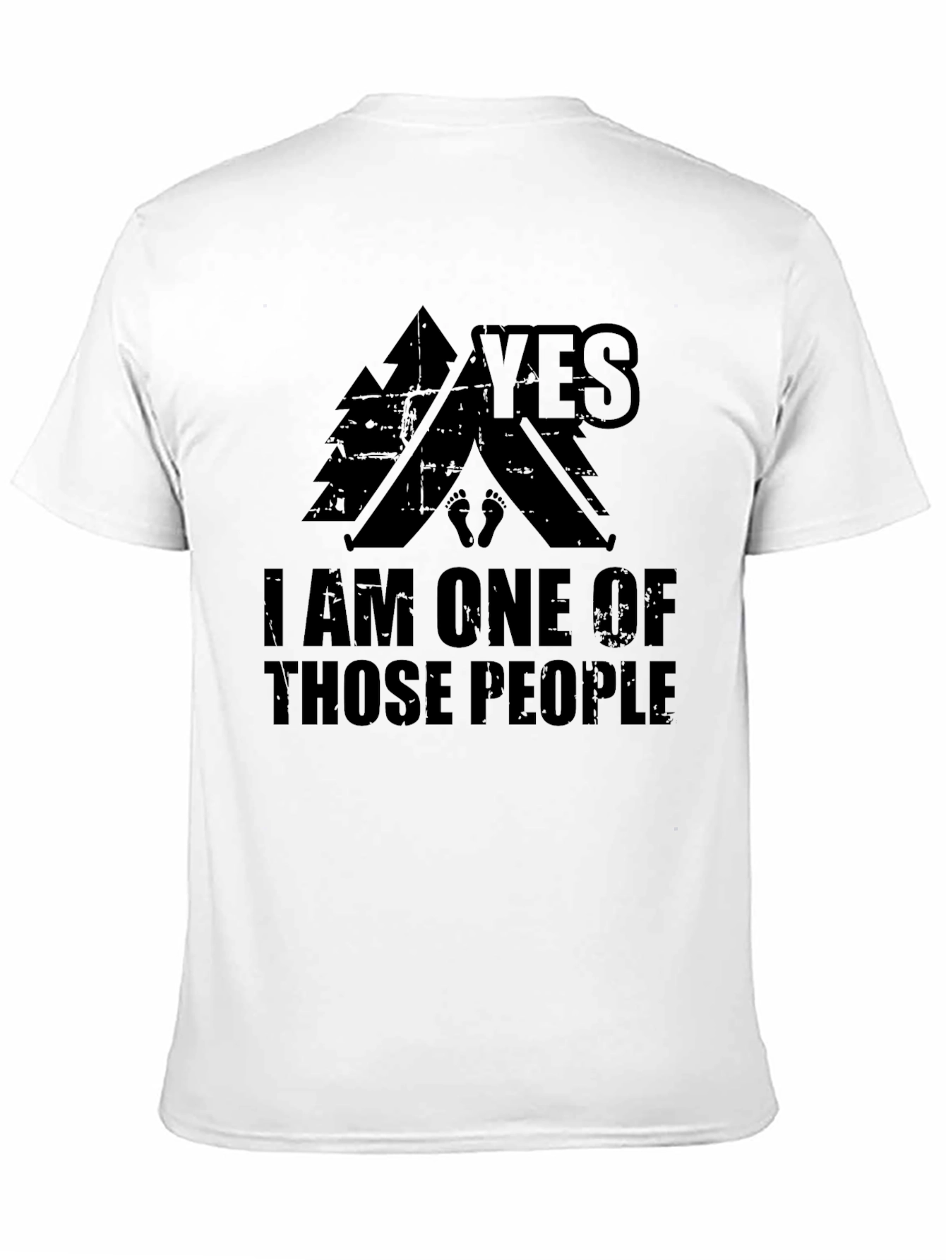 Black Camping Enthusiast Tee: "Yes, I Am One of Those People" view 11