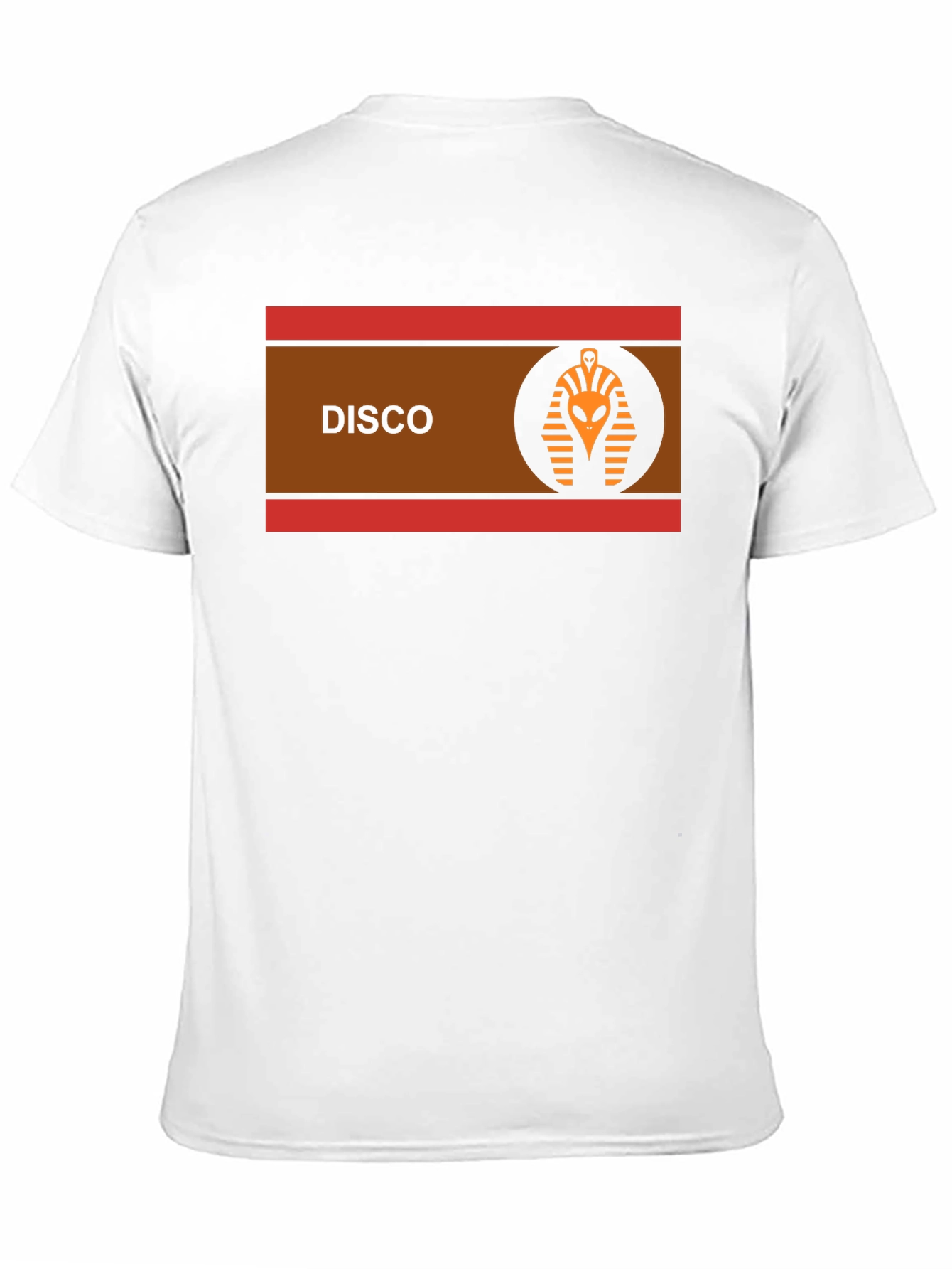 Black Retro Disco Alien Pharaoh T-Shirt view 11