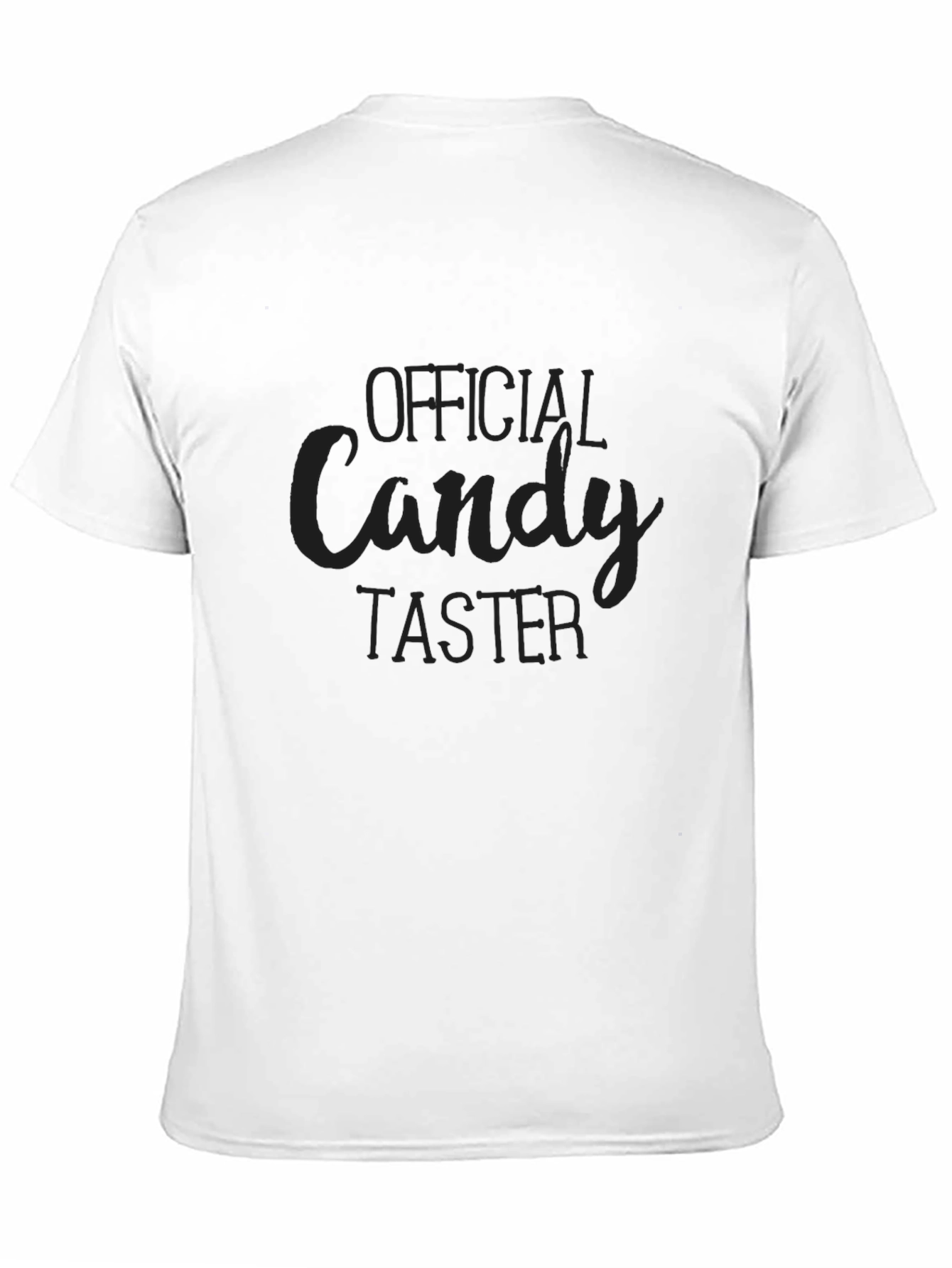 Black Official Candy Taster Black Graphic Tee view 11