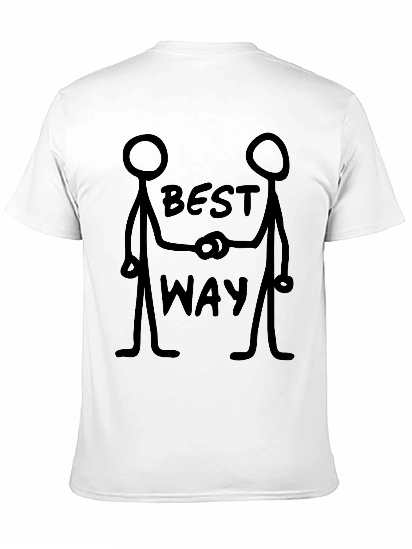 Black Best Way Graphic T-Shirt - Black view 11