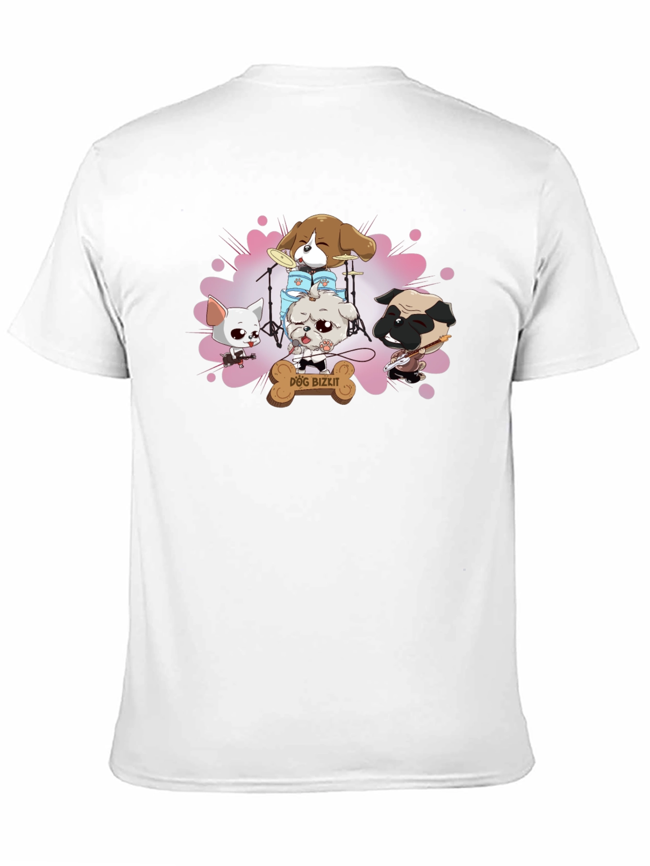 Black Dog Bizkit Band T-Shirt - Funny Graphic Tee view 11