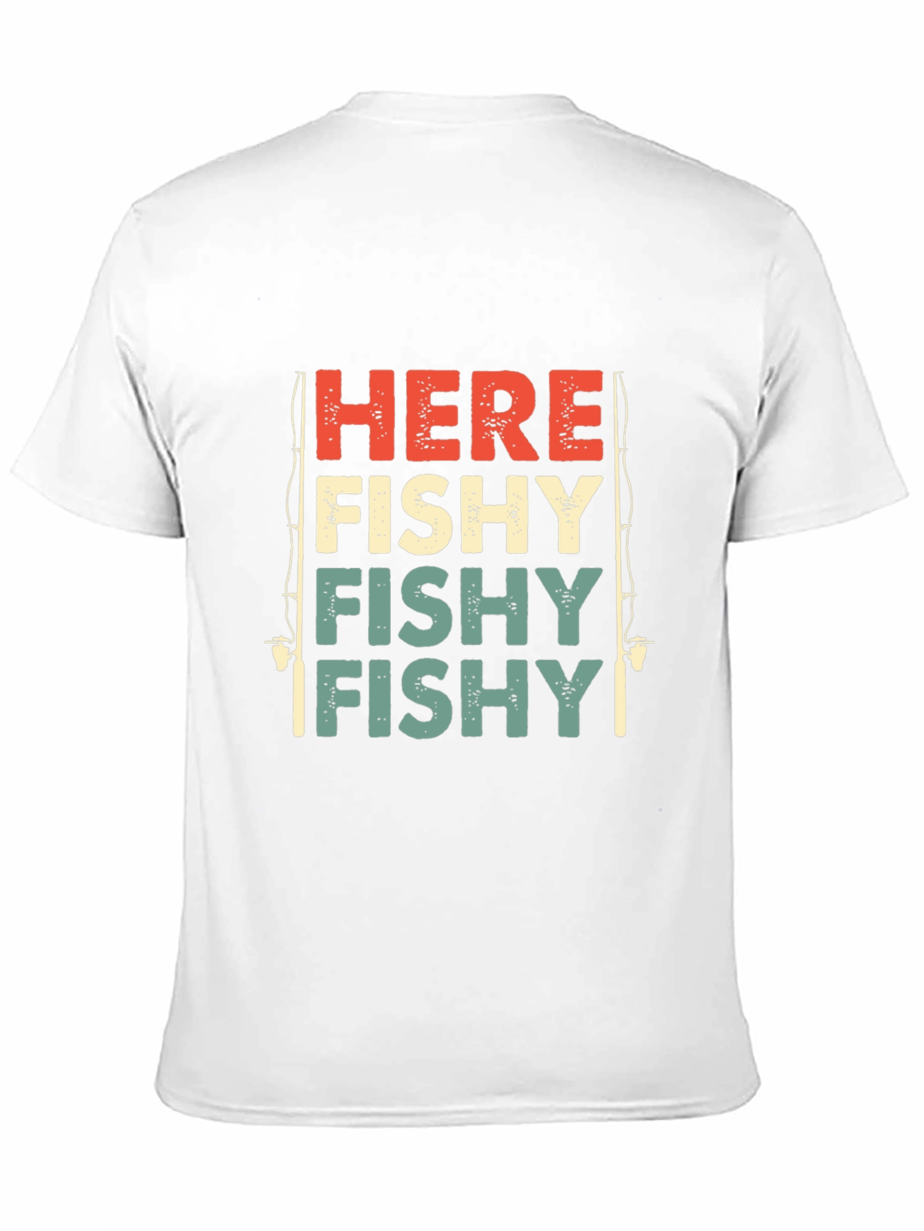 Black Here Fishy Fishy Graphic T-Shirt view 11
