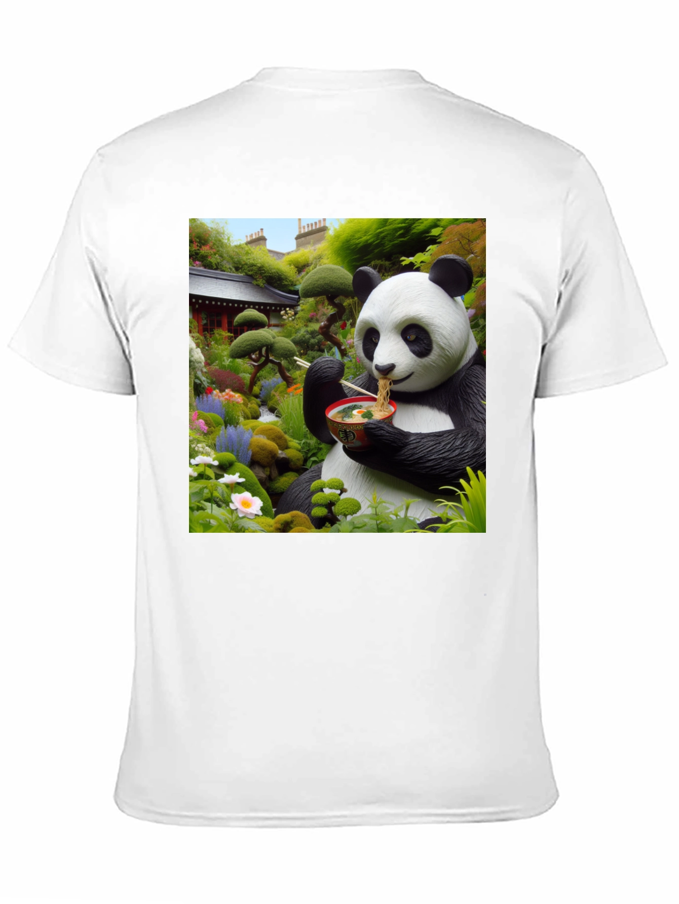 Black Panda Ramen T-Shirt view 11