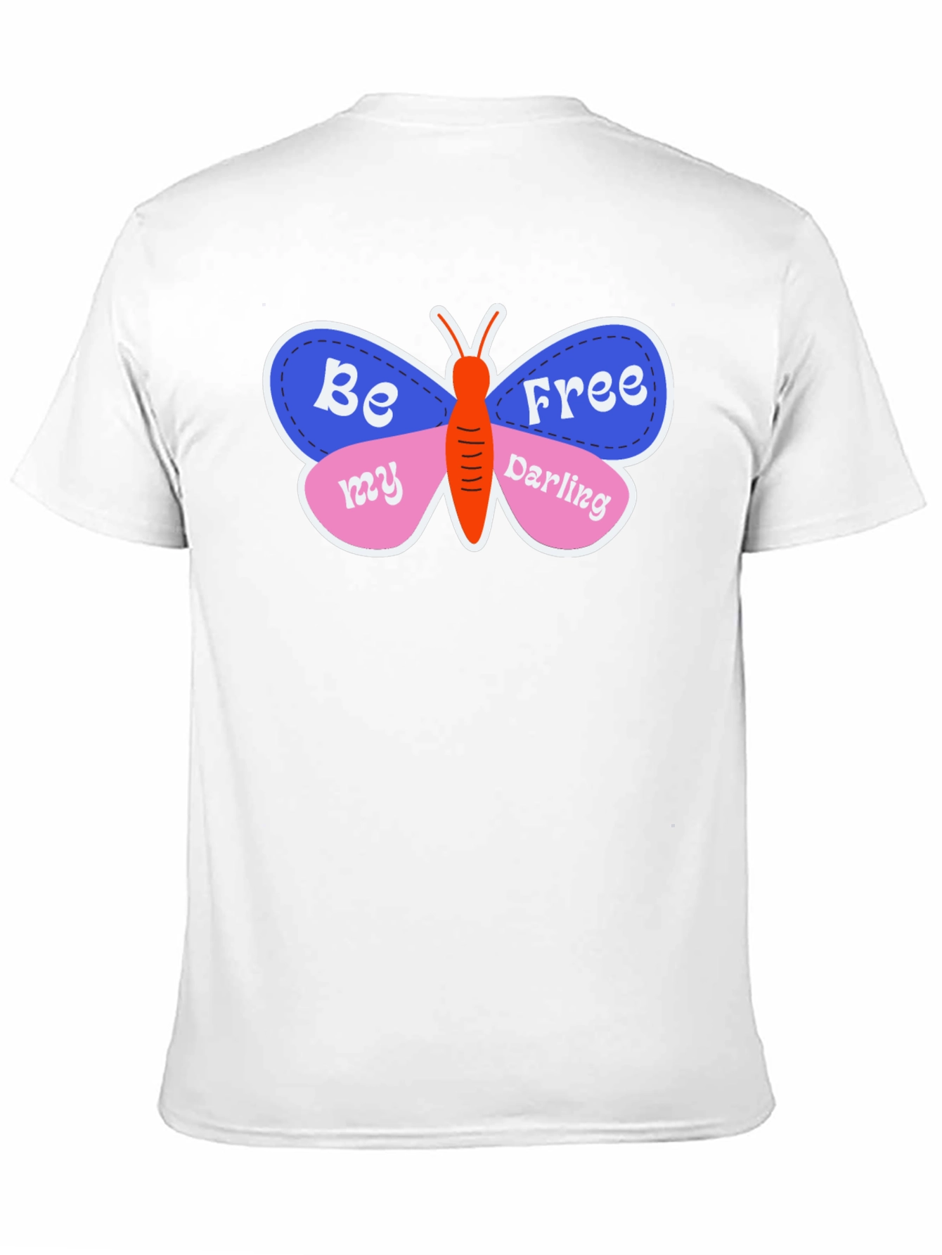 Black Be Free Butterfly Graphic T-Shirt - Stylish & Unique! view 11