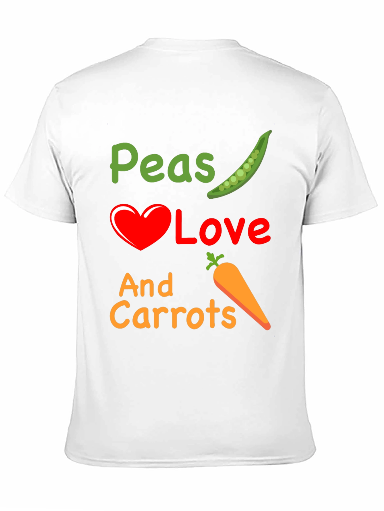 Black Peas Love And Carrots Graphic T-Shirt view 11