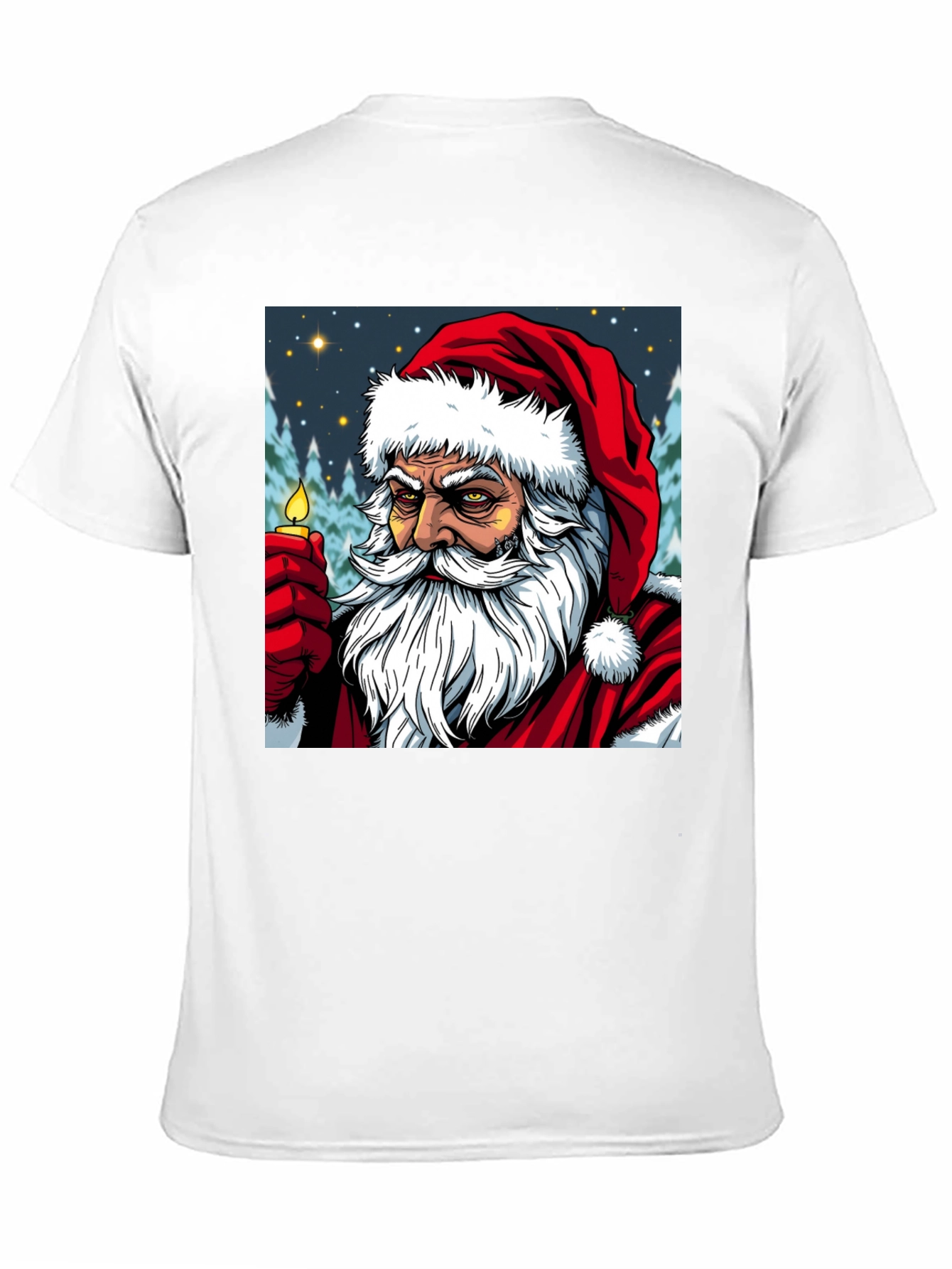 Black Santa Graphic Tee - Holiday Spirit view 11