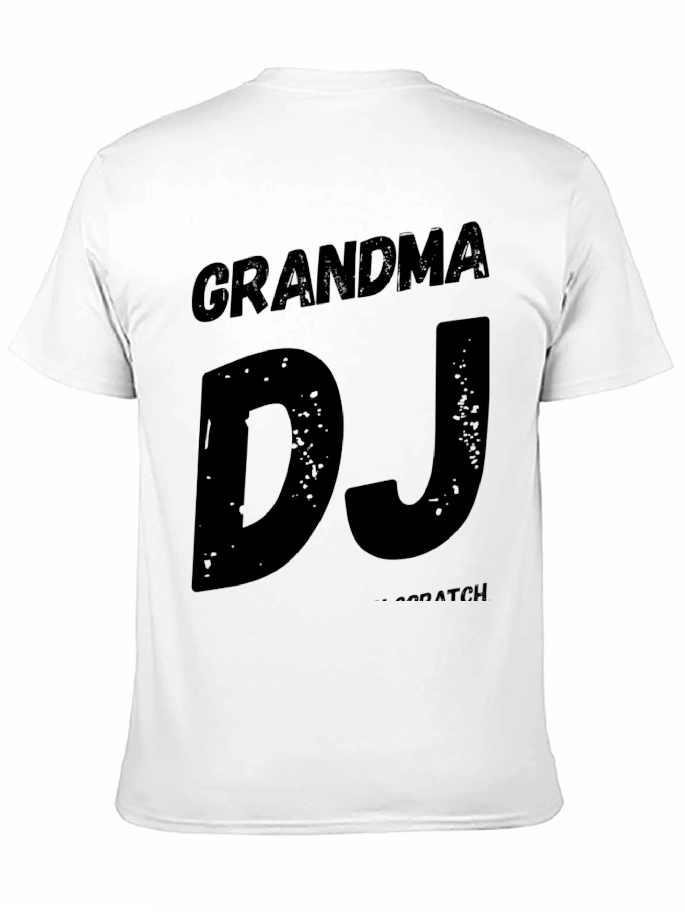 Black Grandma DJ T-Shirt - Cool Graphic Tee view 11
