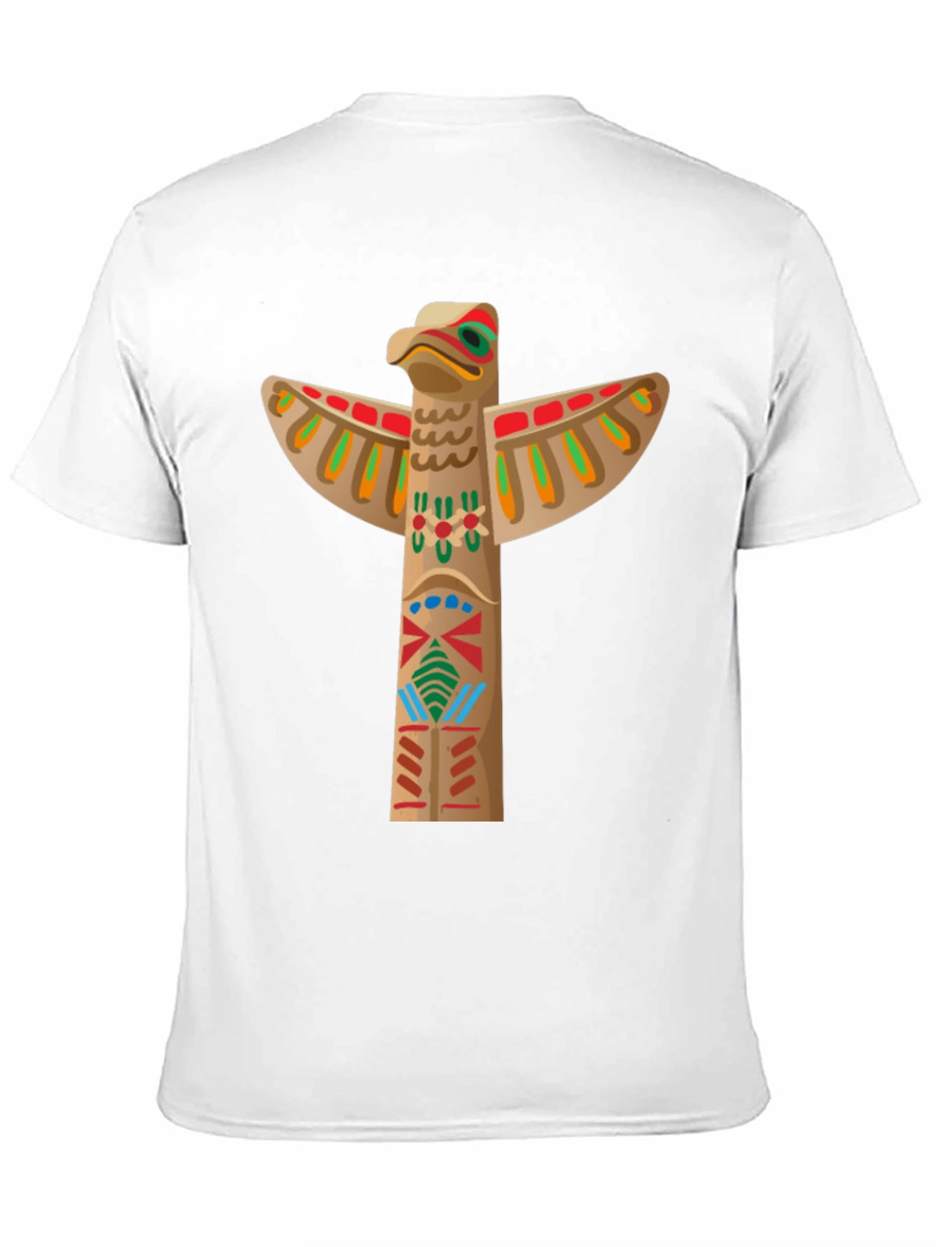 Black Totem Pole Graphic Tee - Black view 11