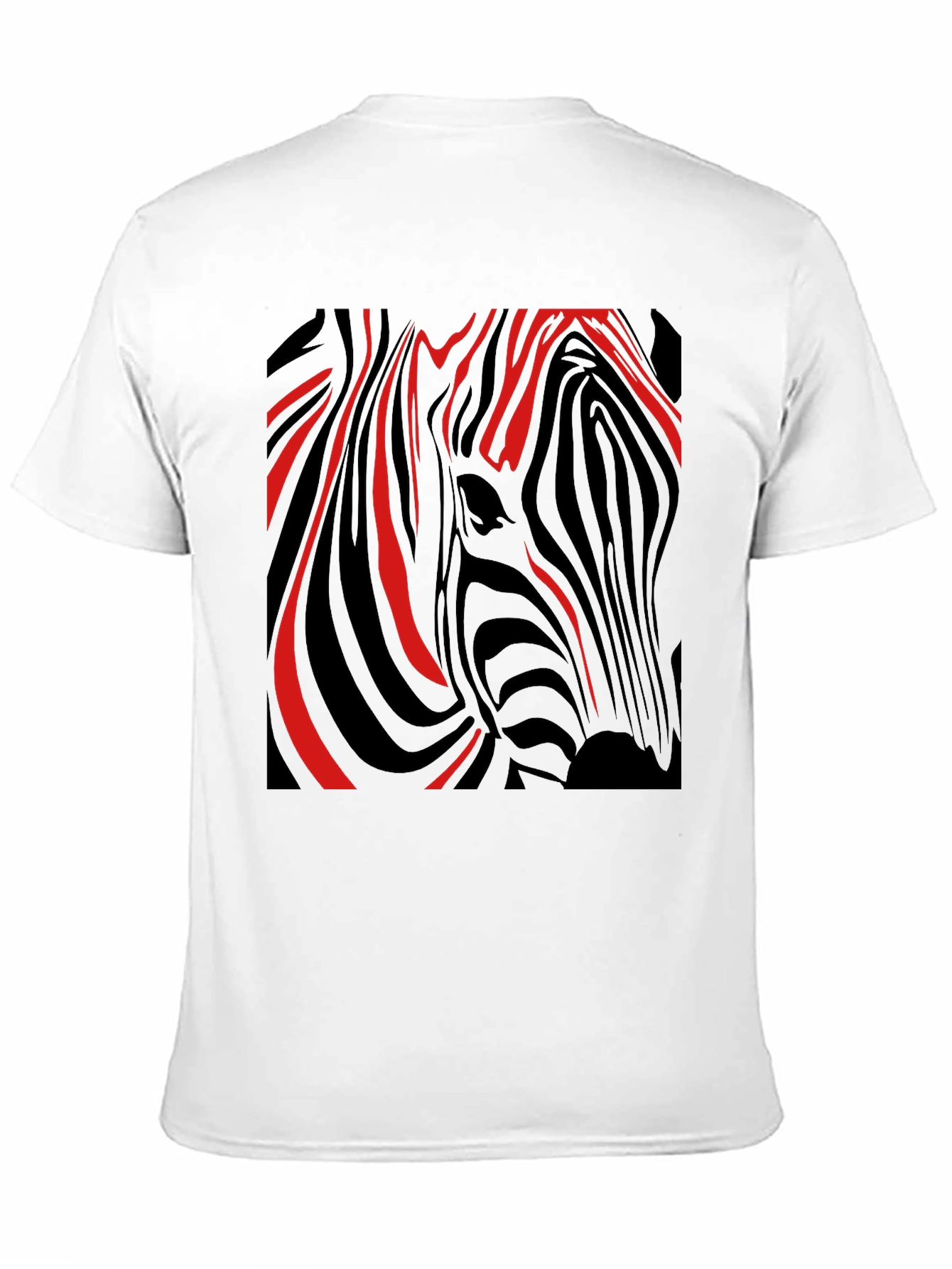 Black Zebra Stripe Graphic Tee - Modern Style view 11