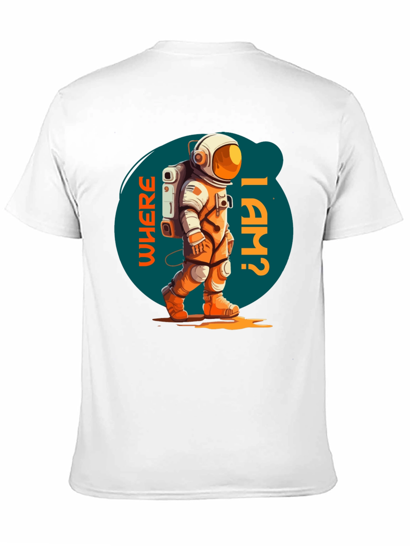 Black Astronaut 'Where I Am?' Graphic Tee view 11