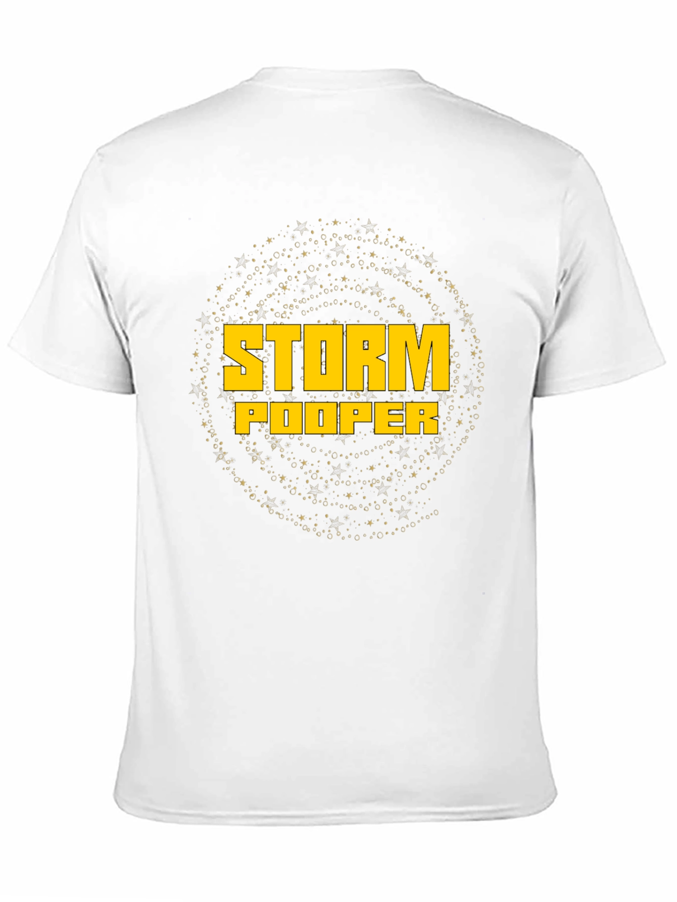 Black Storm Pooper Graphic T-Shirt - Black Cotton Tee view 11