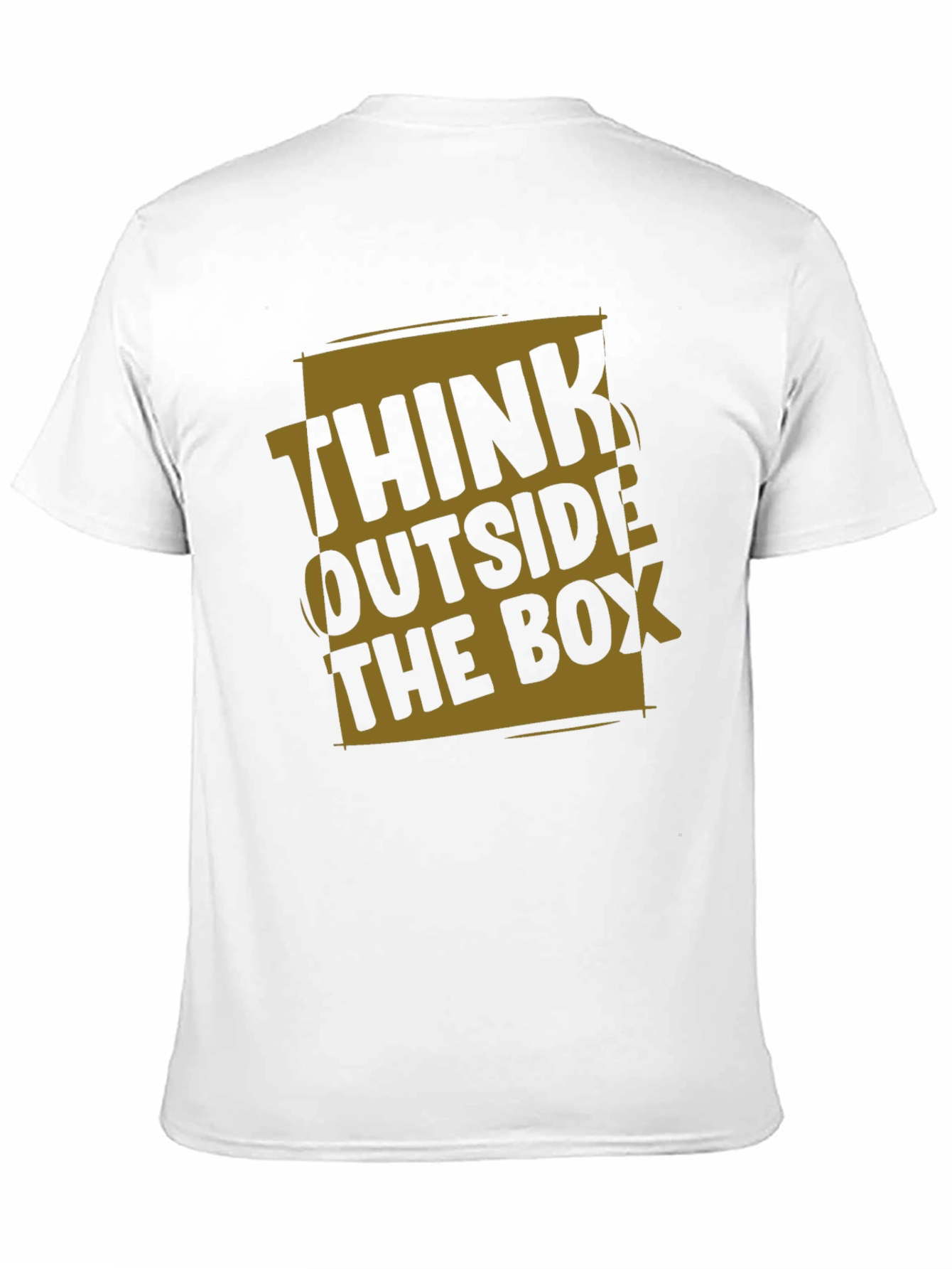 Black Think Outside the Box Graphic T-Shirt view 11