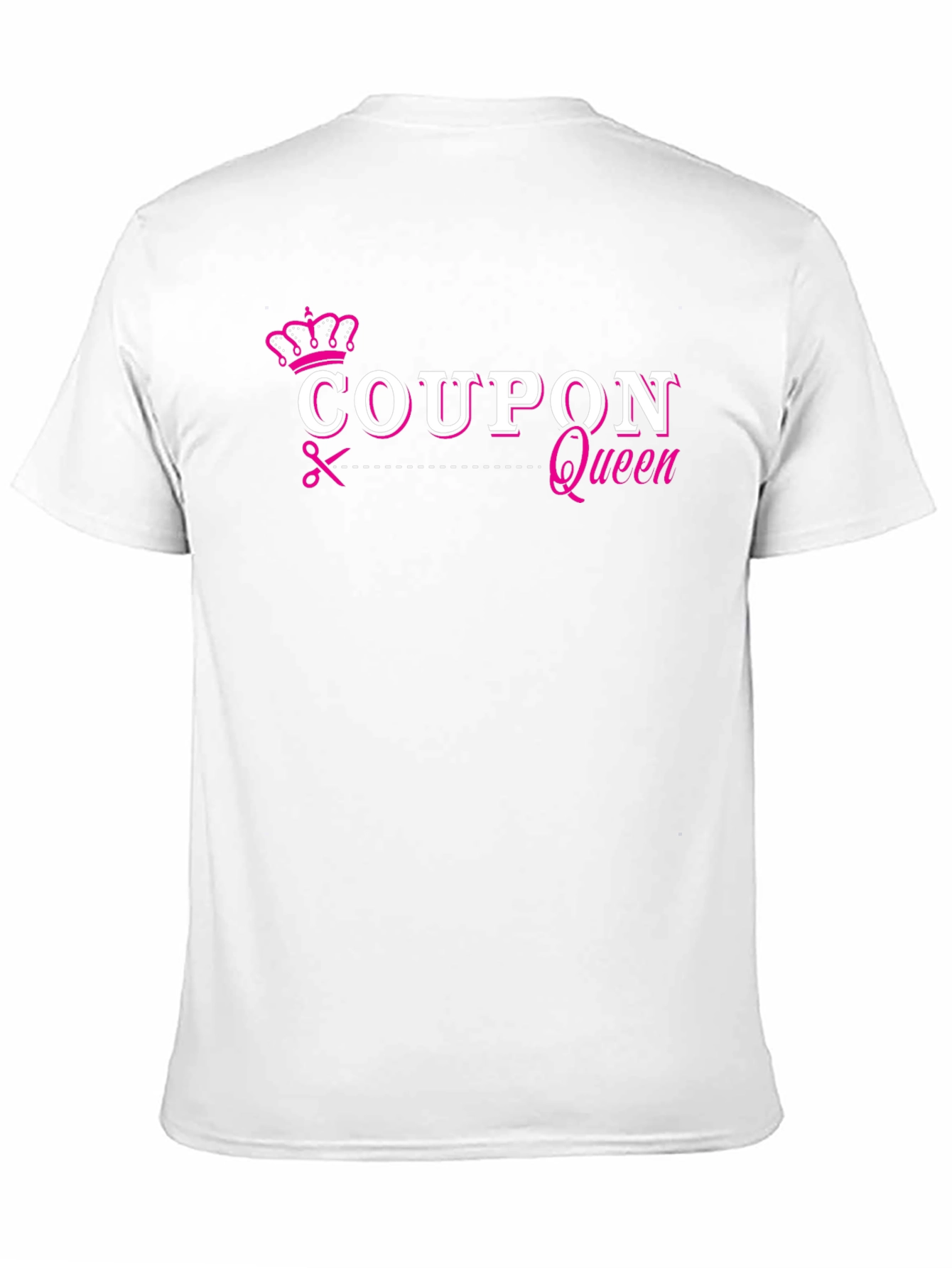 Black Coupon Queen T-Shirt, Funny Budget Saving Tee view 11