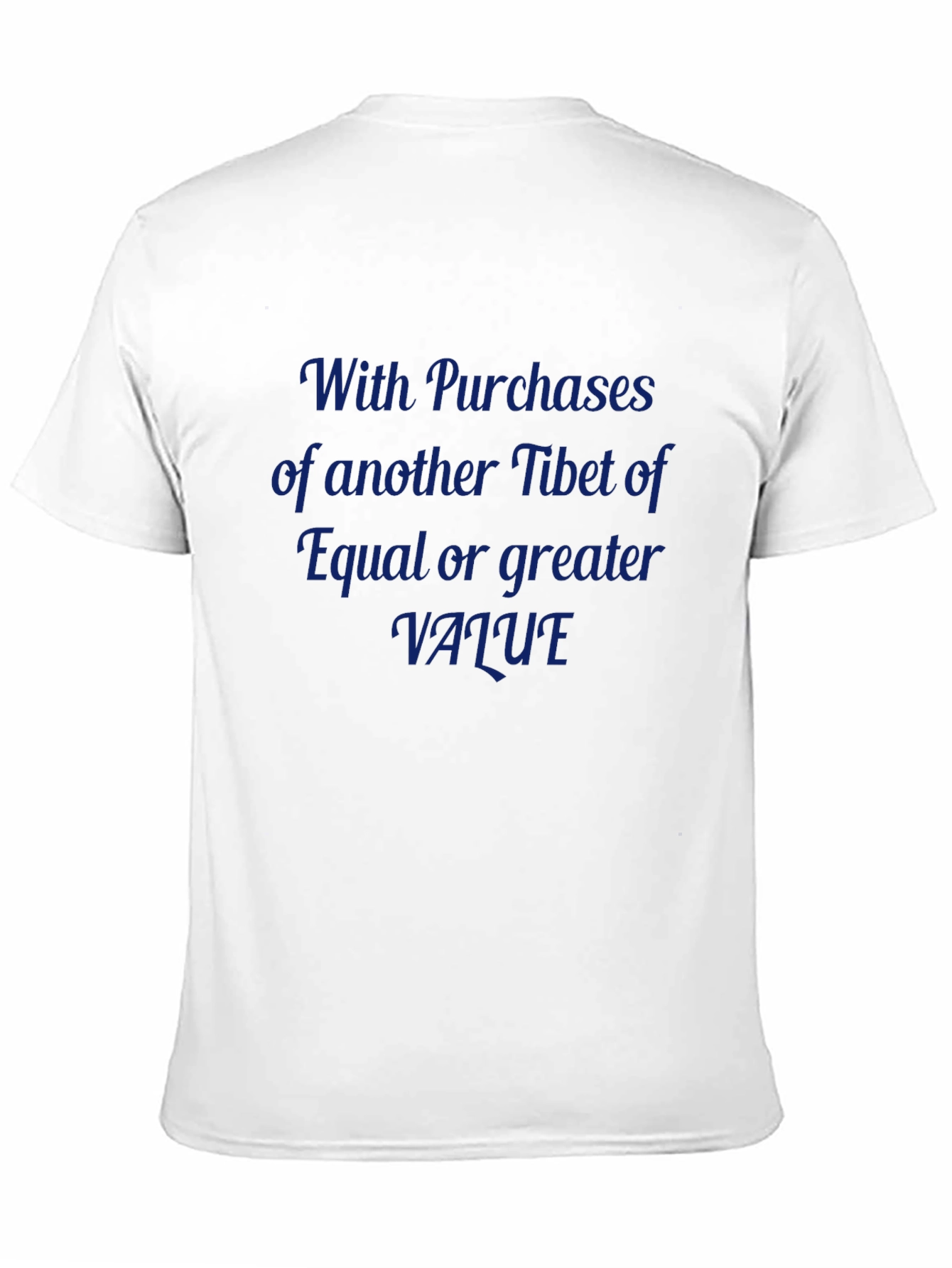 Black Statement Tee: With Purchases Of Another Tibet Of Equal Value view 11