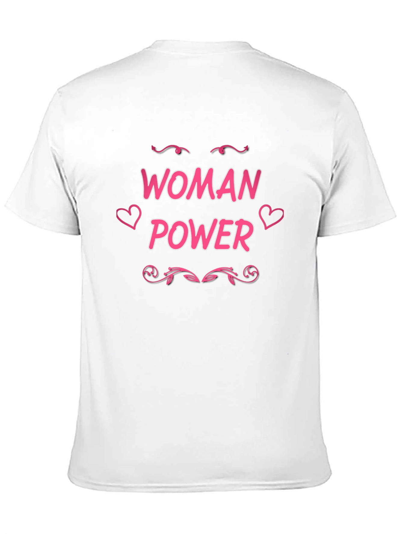 Woman Power Graphic Tee - Feminist Black T-Shirt - 11