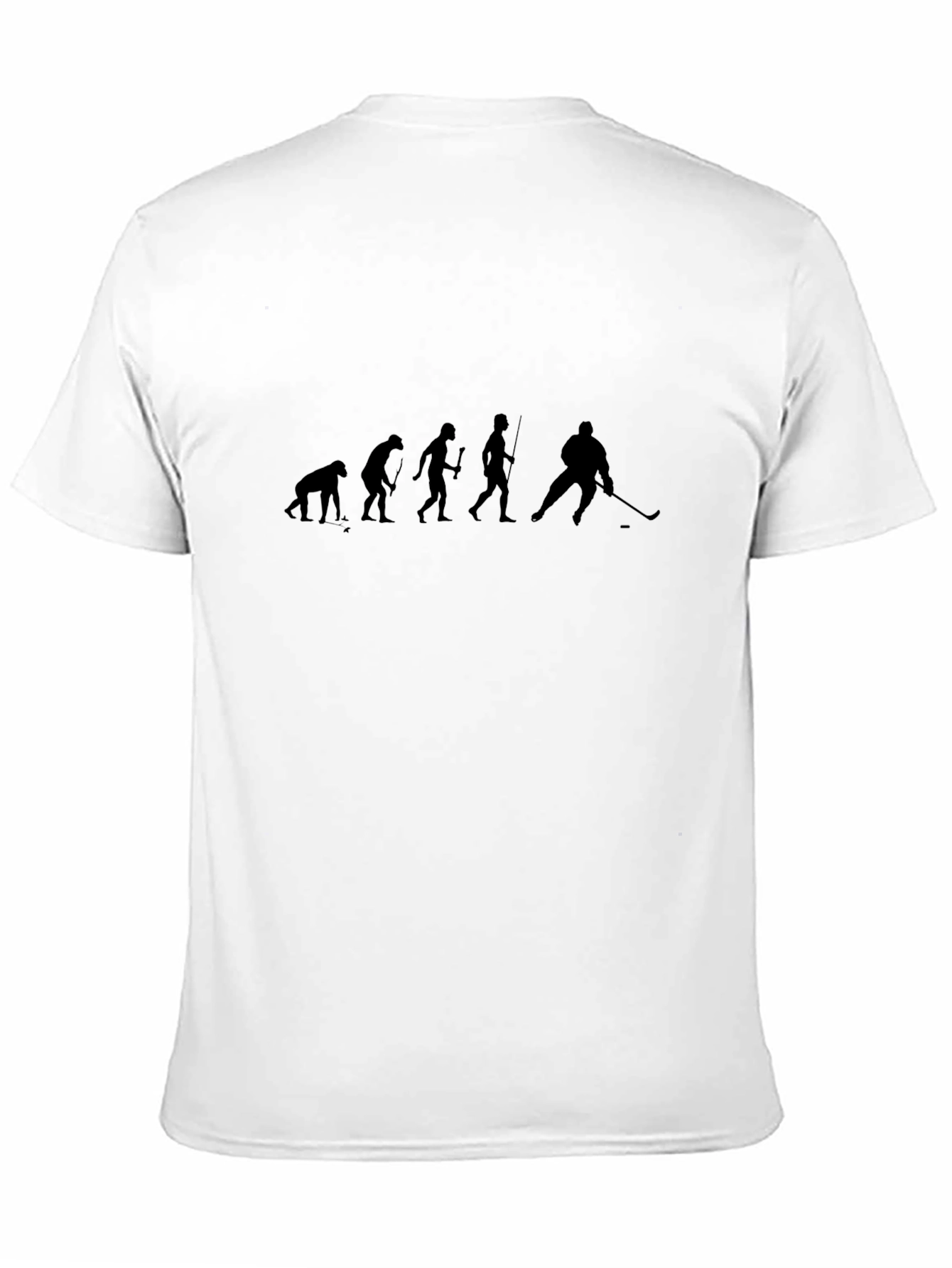 Black Evolution of Hockey T-Shirt - Black view 11