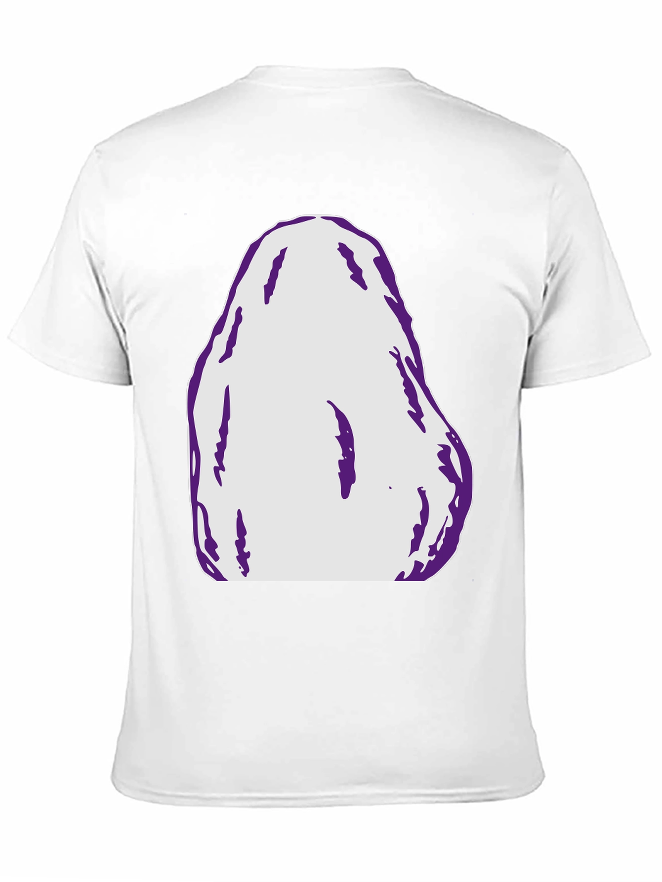 Black Abstract Graphic Tee - Bold Black Cotton T-Shirt view 11