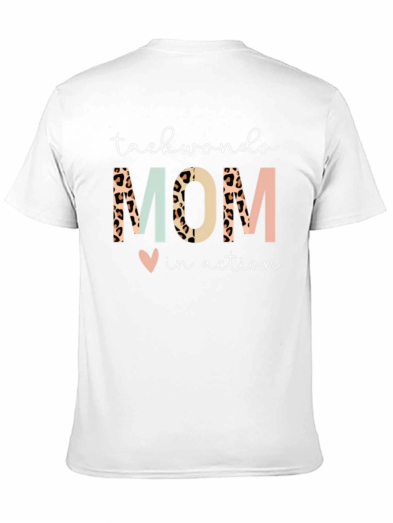 Black Taekwondo Mom in Action T-Shirt view 11