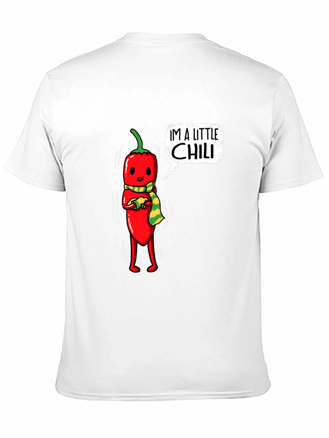 Black "I'm a Little Chili" Graphic Tee view 11