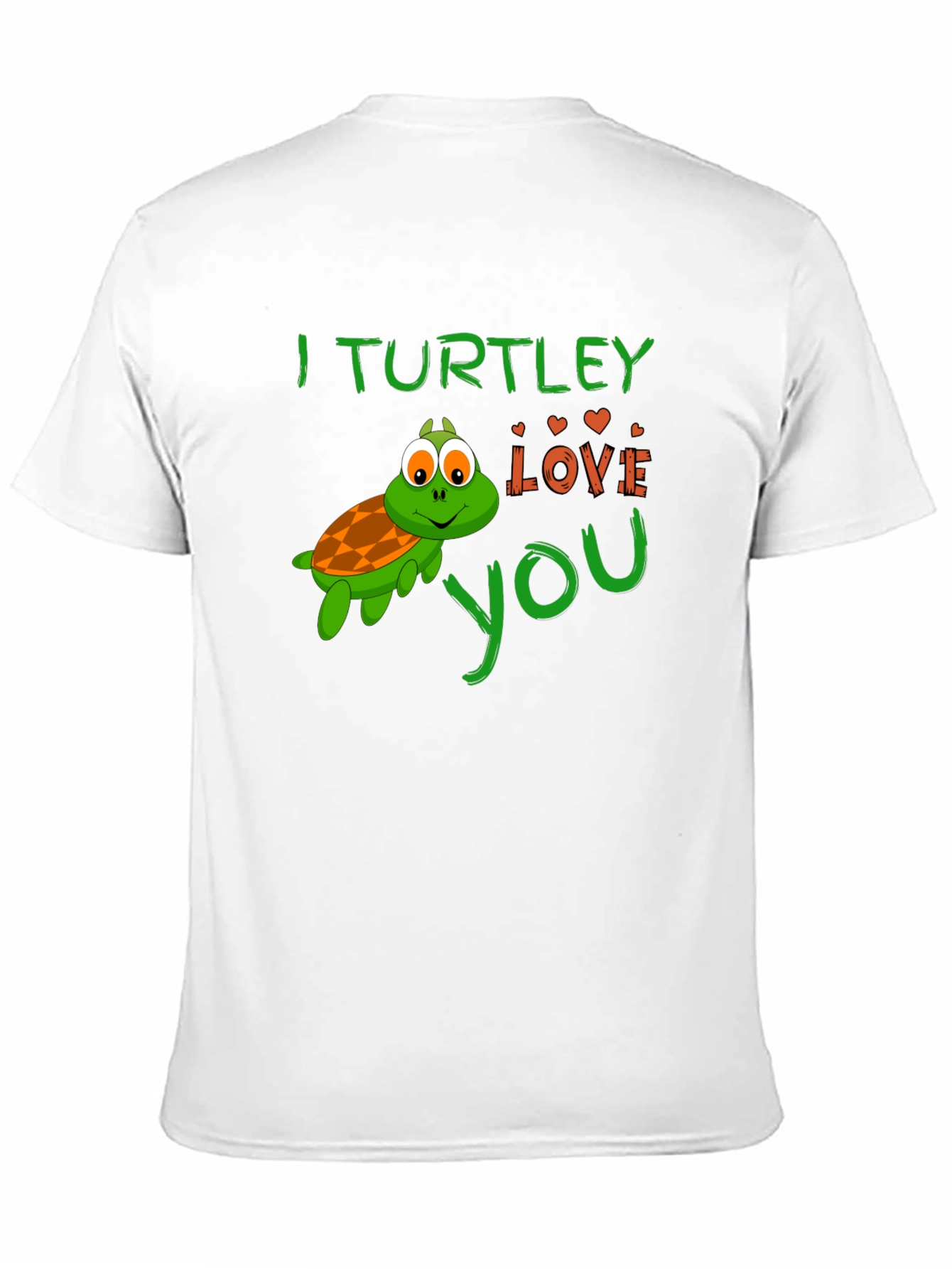Black I Turtley Love You Graphic Tee - Cute Turtle T-Shirt view 11