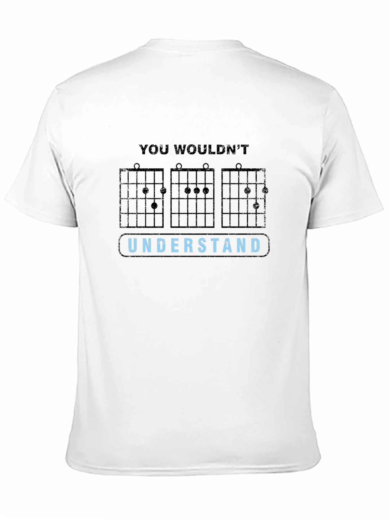 Black Guitar Chords T-Shirt - You Wouldn't Understand Music Tee view 11