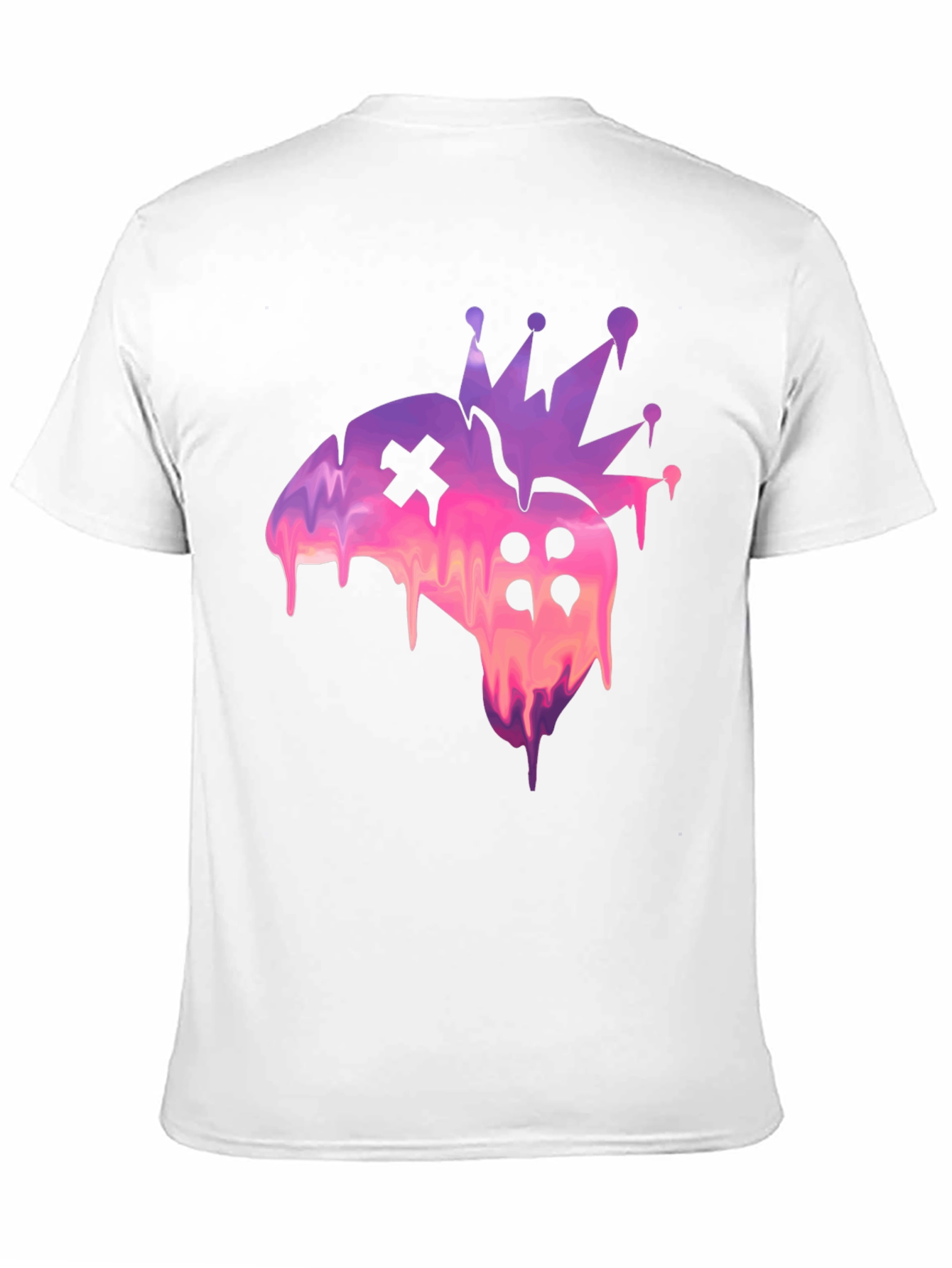 Black Gamer King Tee - Crowned Controller Design view 11