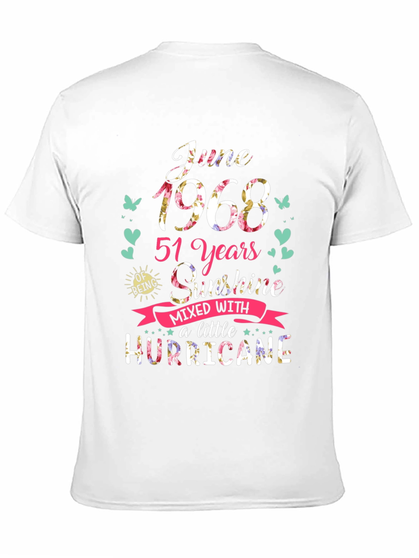 Black June 1968 51 Years Sunshine Hurricane T-Shirt view 11