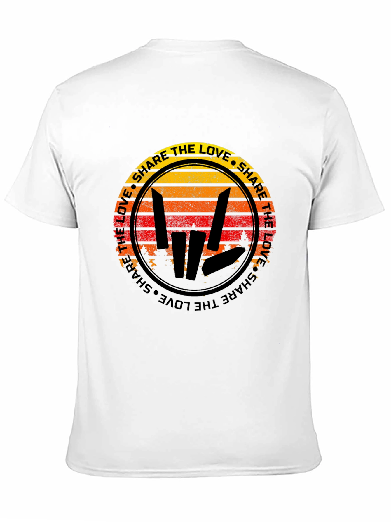 Black Share the Love Graphic T-Shirt - Black view 11