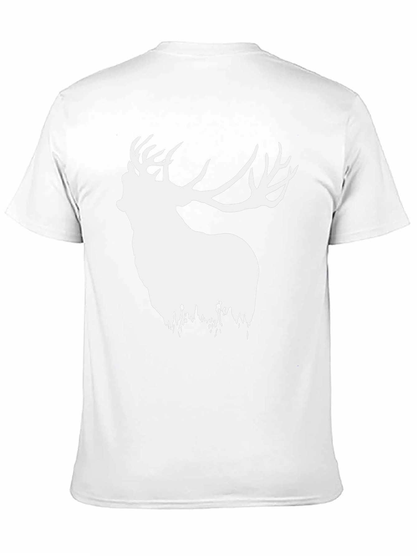 Black Stag Graphic Tee - Black Deer T-Shirt view 11