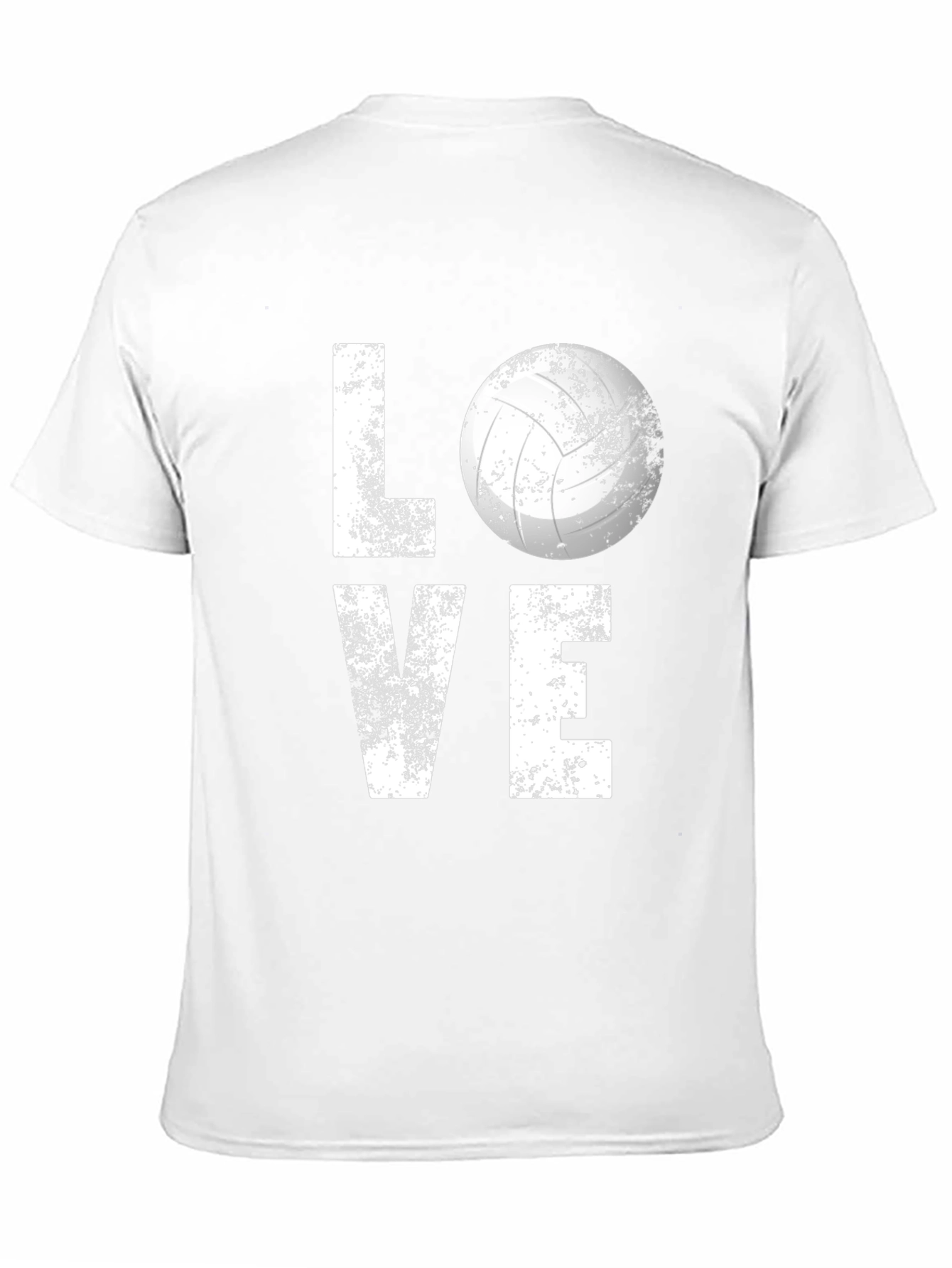 Black Love Volleyball Graphic Tee - Black Cotton Blend view 11