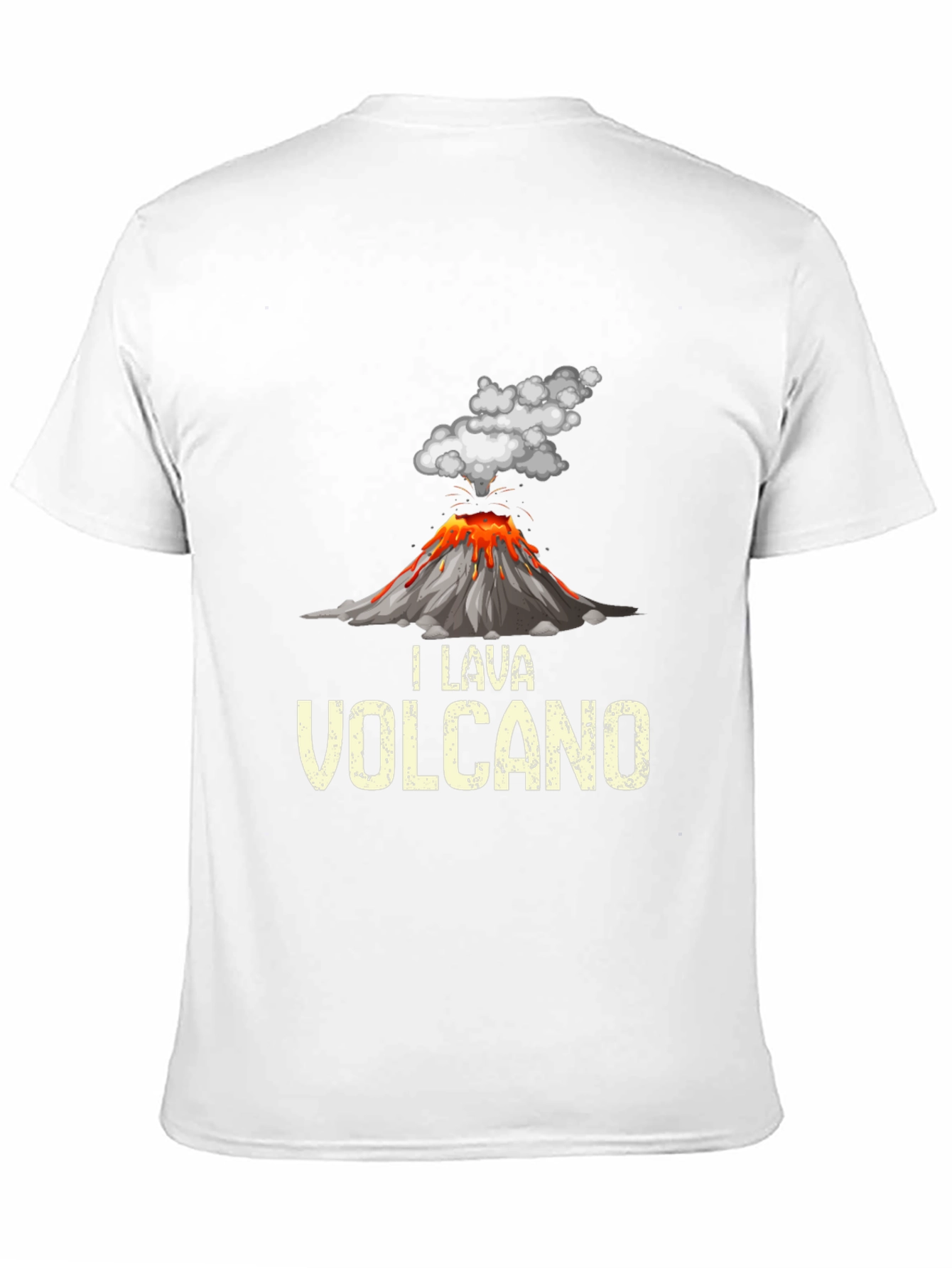 Black Volcano Lava T-Shirt - Unique Graphic Tee view 11