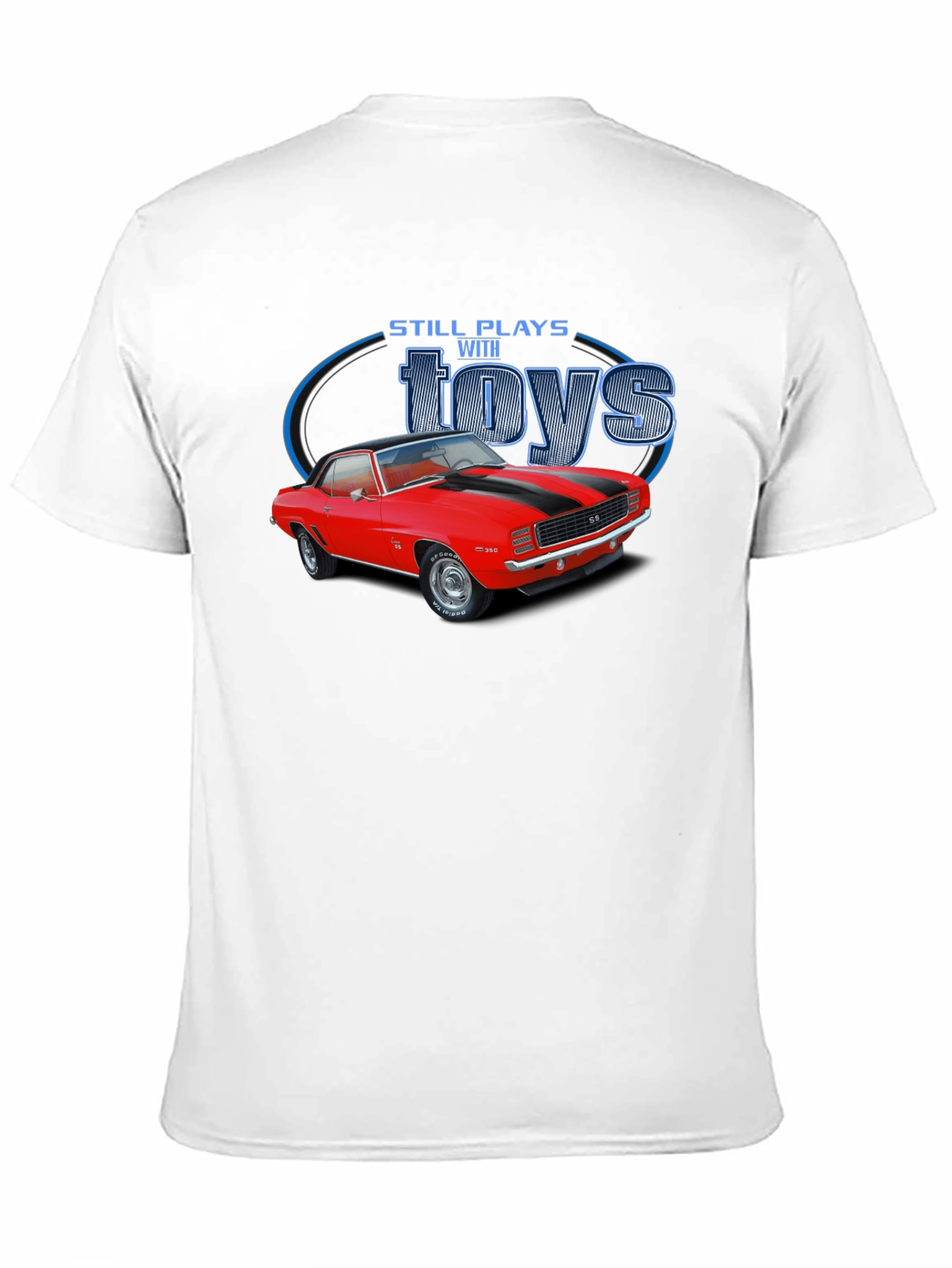 Black Still Plays With Toys Classic Car Graphic T-Shirt view 11