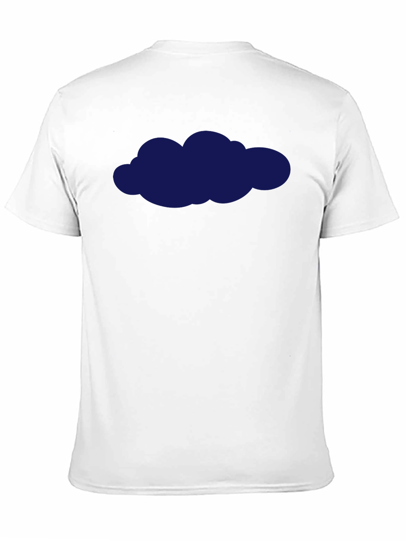 Black Navy Cloud Graphic T-Shirt view 11