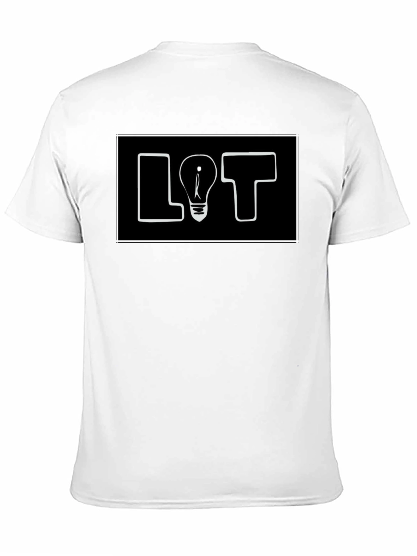 Black LOT Lightbulb Graphic Tee - Black view 11