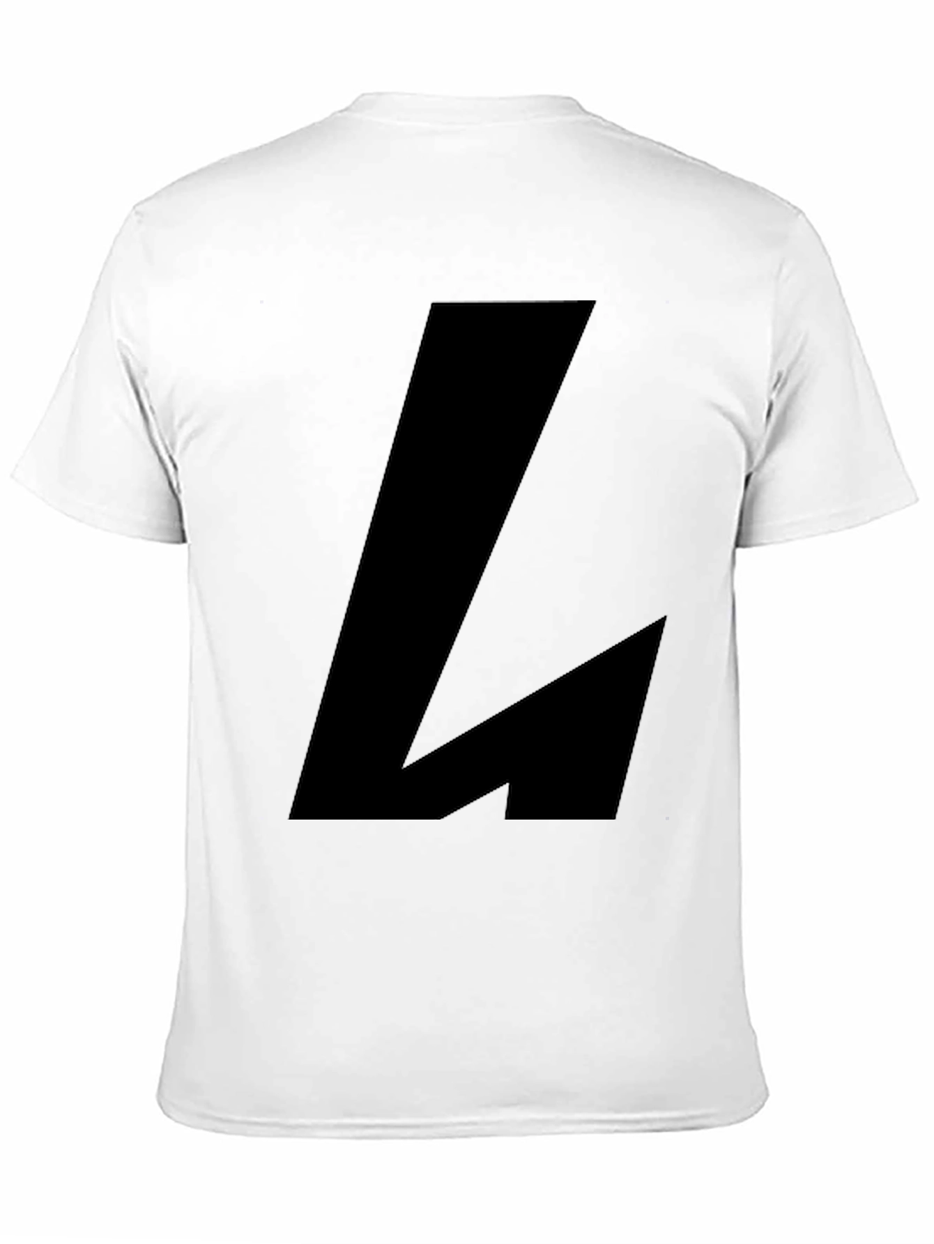 Black Bold Black Graphic Tee - Modern Casual Wear view 11