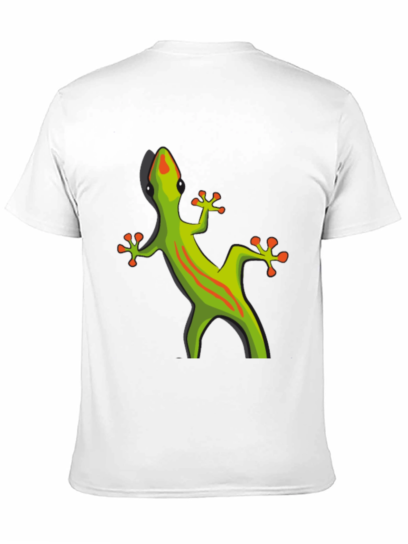 Black Black T-Shirt with Gecko Graphic view 11