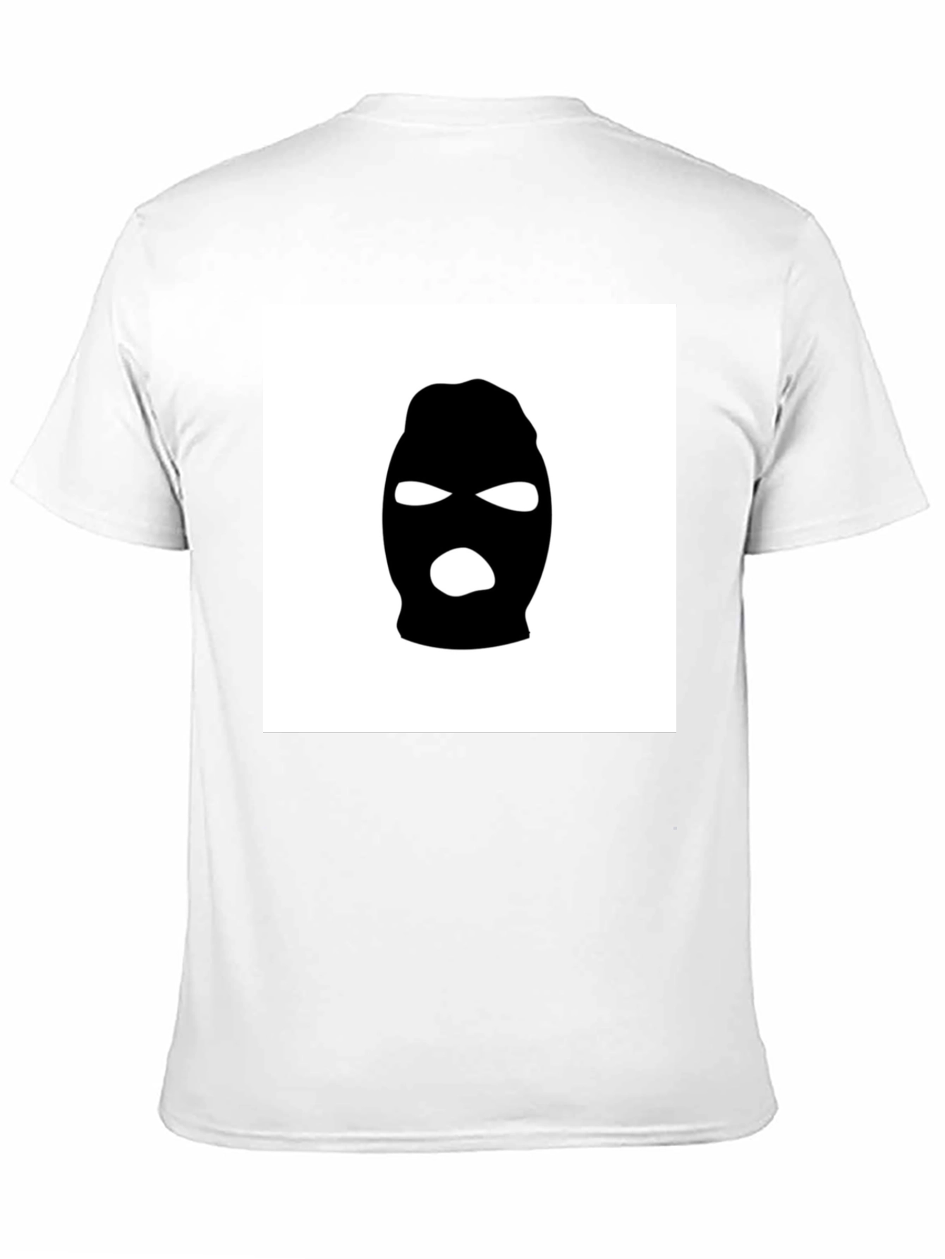 Black Black Ski Mask Graphic Tee - Urban Streetwear view 11