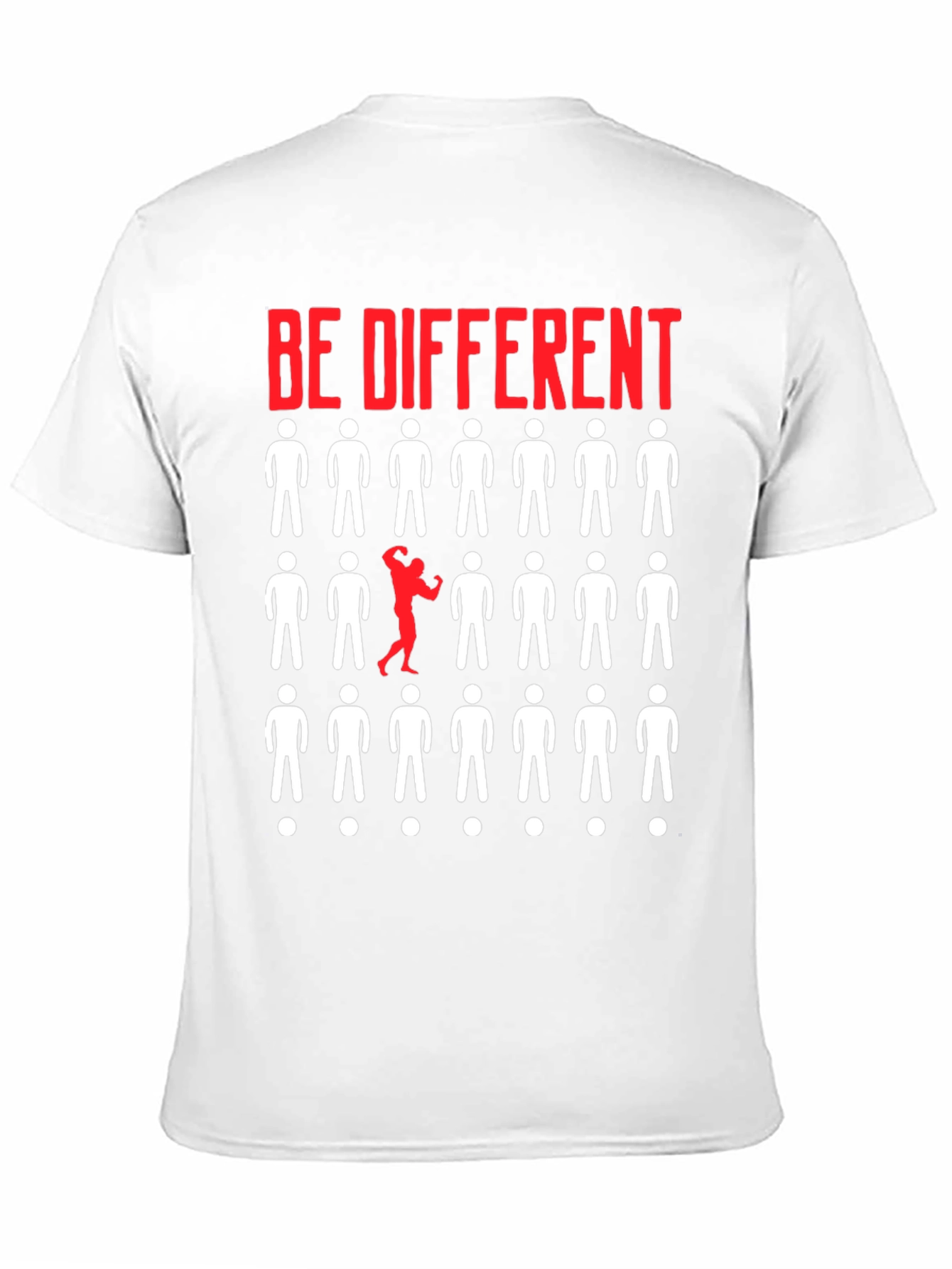 Black Be Different Graphic T-Shirt - Black view 11