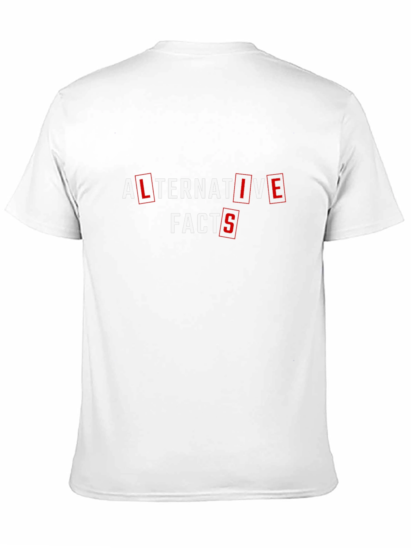 Black Alternative Facts Graphic Tee - Statement T-Shirt view 11